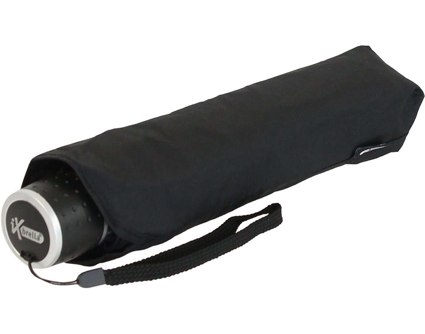 leicht, Ultra iX-brella Dach Light Mini - Taschenregenschirm großem farbenfroh schwarz extra - mit