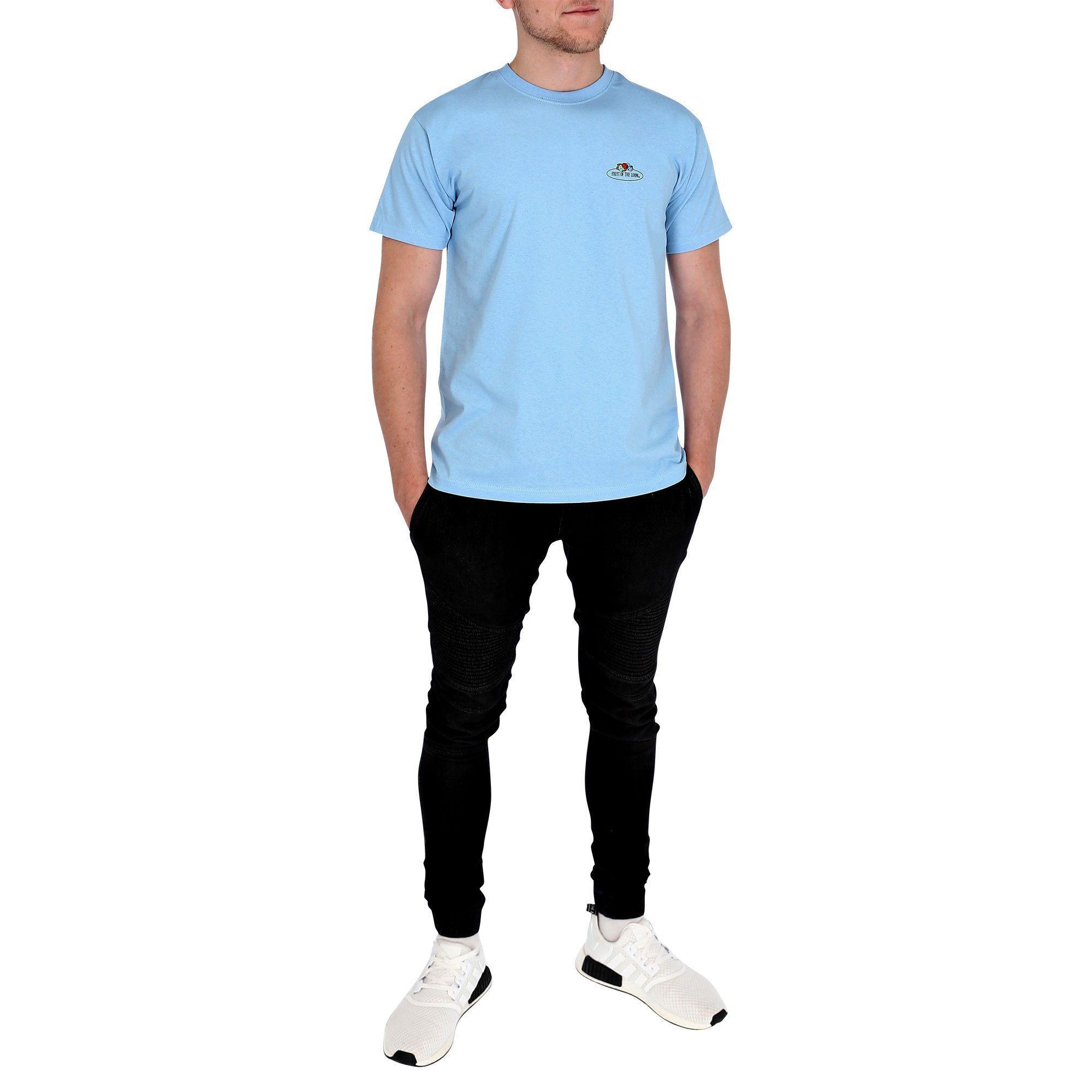 Fruit of the Loom Rundhalsshirt Valueweight T mit Vintage-Logo – Bild 4 von 5
