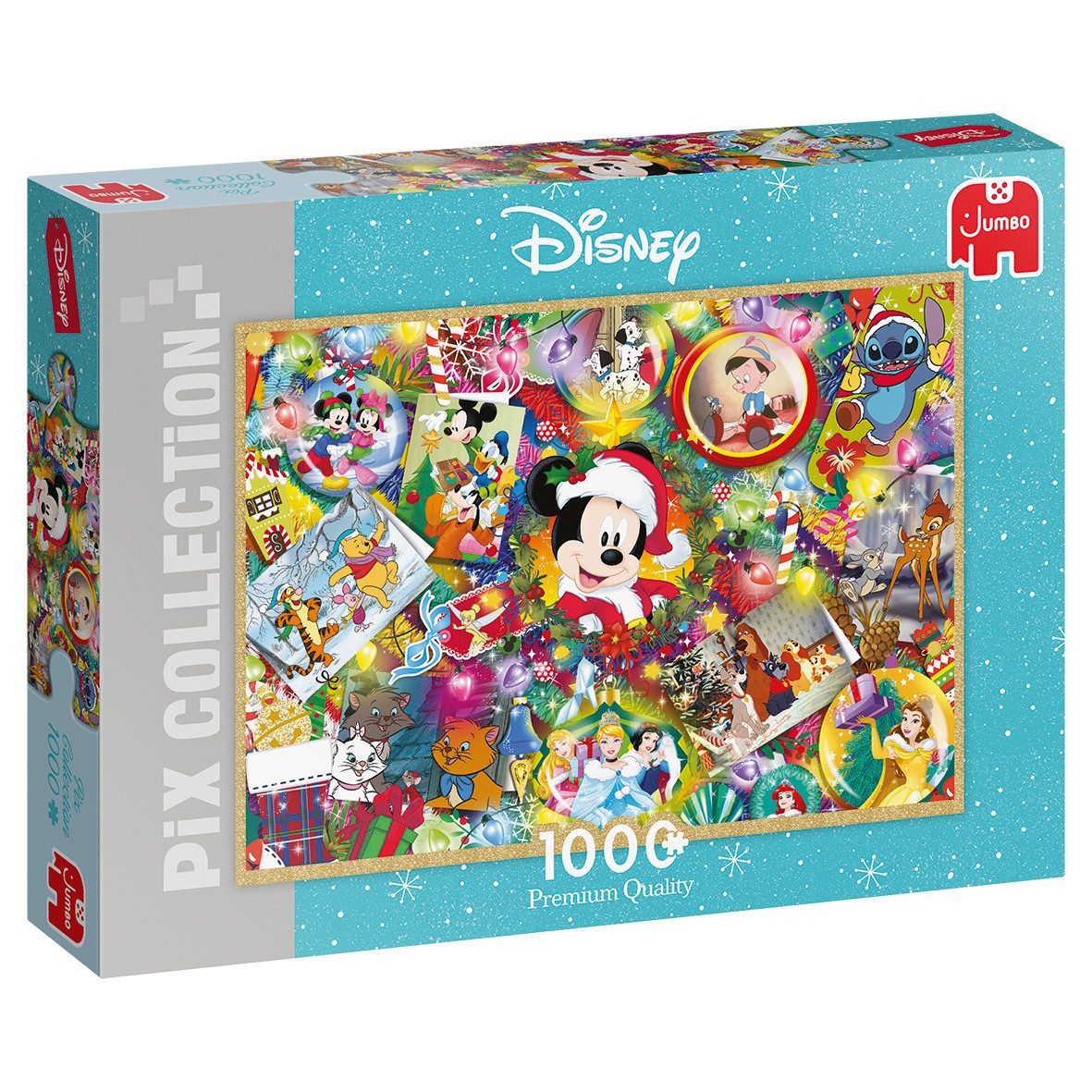 Jumbo Spiele Puzzle Disney Pix Collection Weihnachten 1000 Teile Puzzle, 1000 Puzzleteile