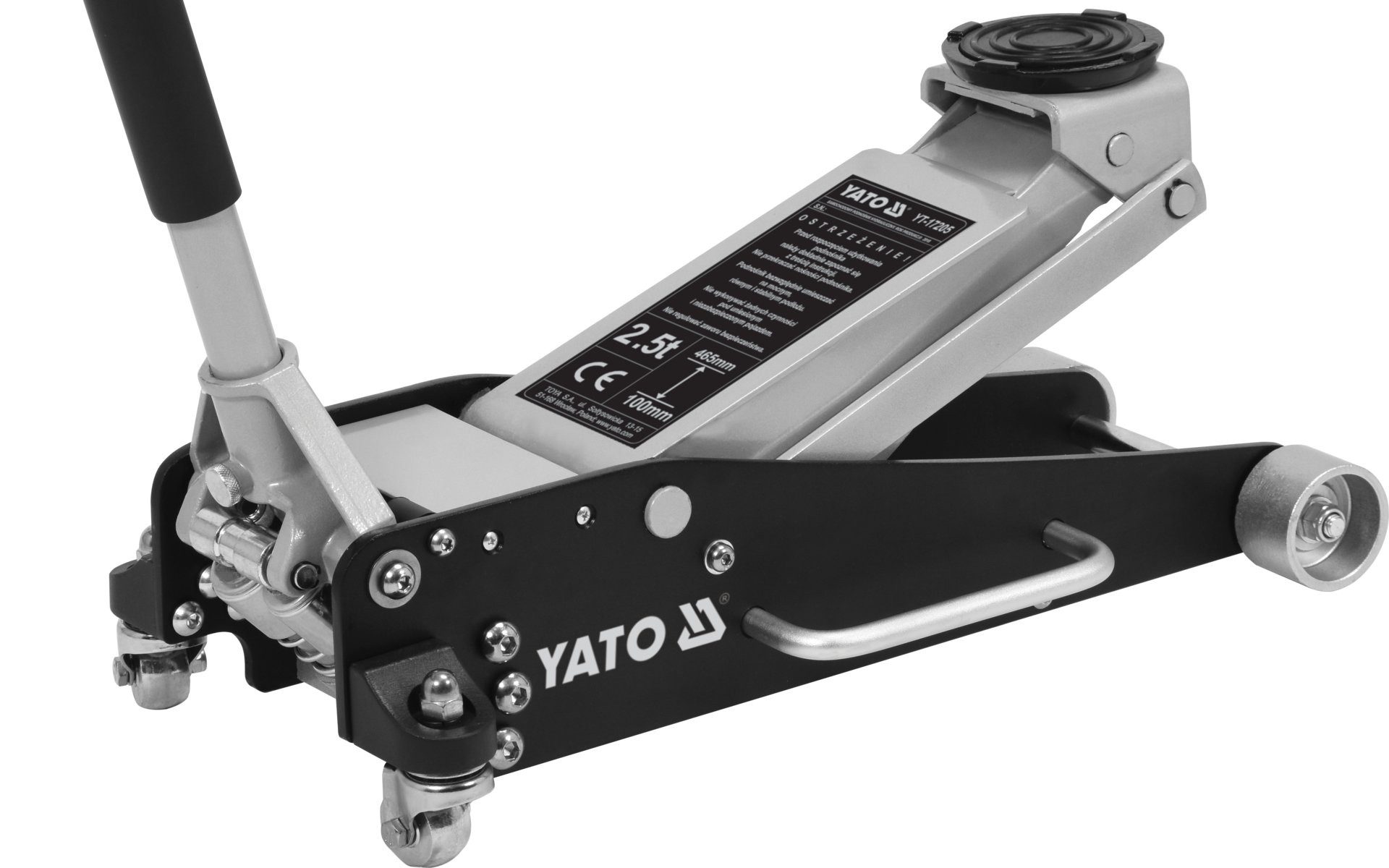 Yato Wagenheber Aluminium Niedrigprofil-Wagenheber 2,5t, hohe Qualität