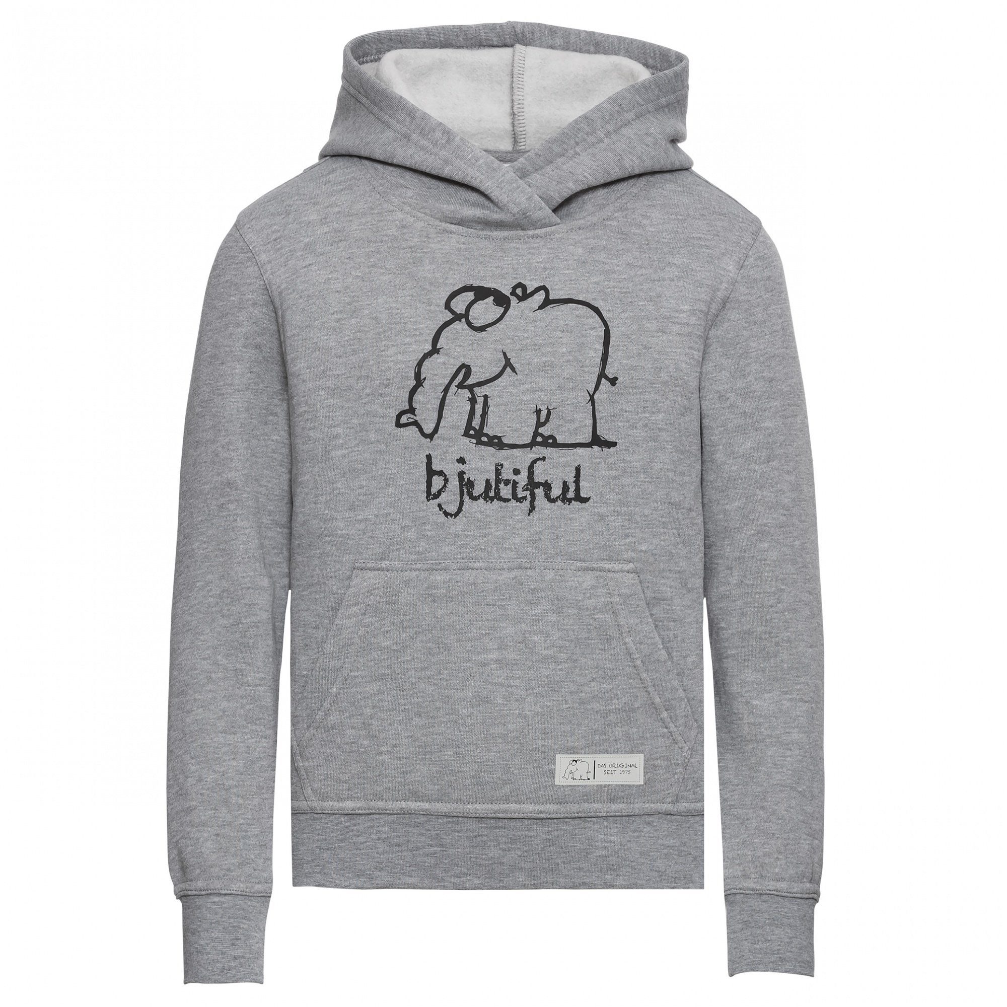 Bjutiful by Waalkes Hoodie GmbH grau Hoodie Kapuzenpullover Ottifant Kinder Productions