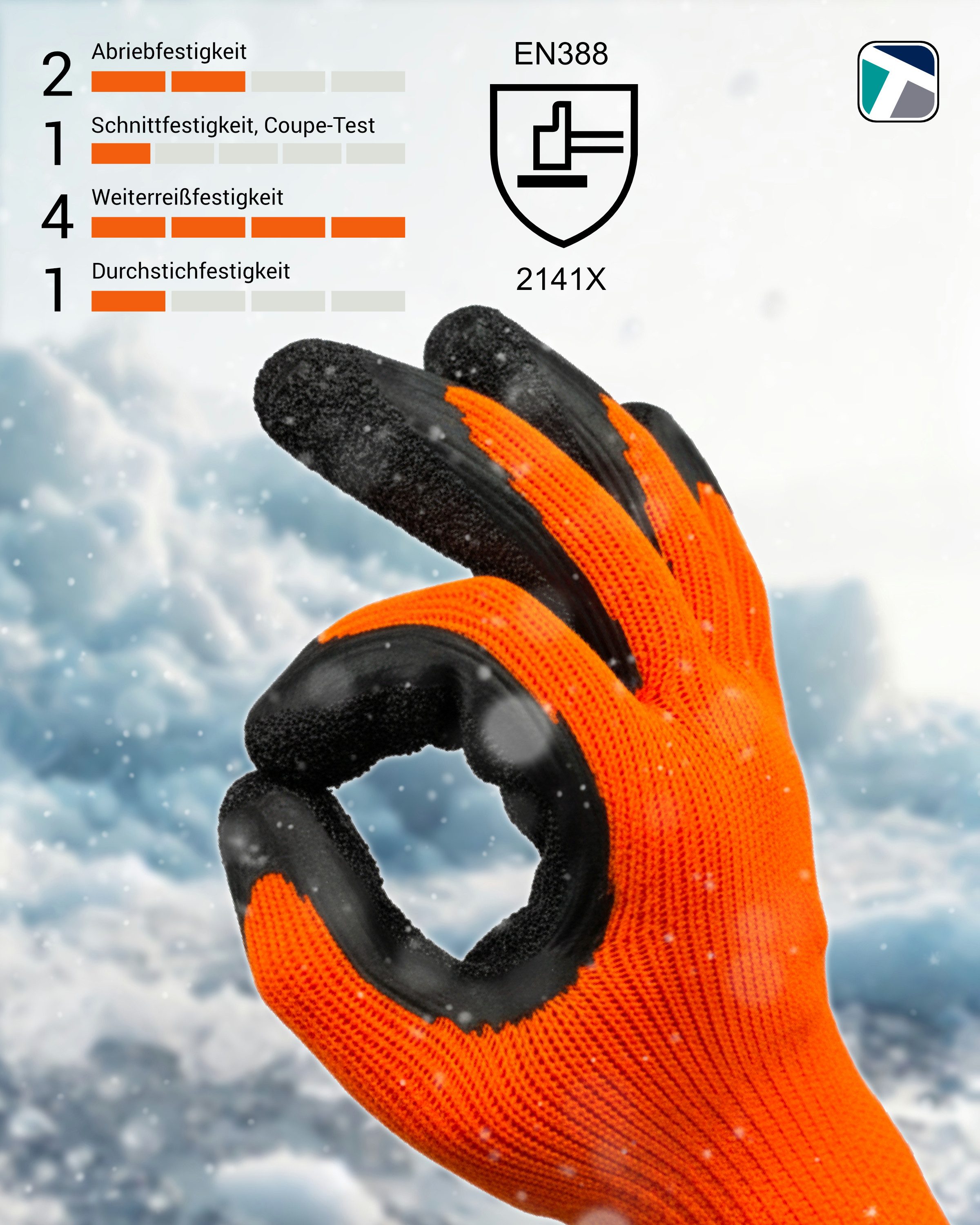 Worklink Winter-Arbeitshandschuhe 36 Paar Winterarbeitshandschuhe Winter Draco Размер 10 (36 Paar Winterarbeitshandschuhe Winter Draco)