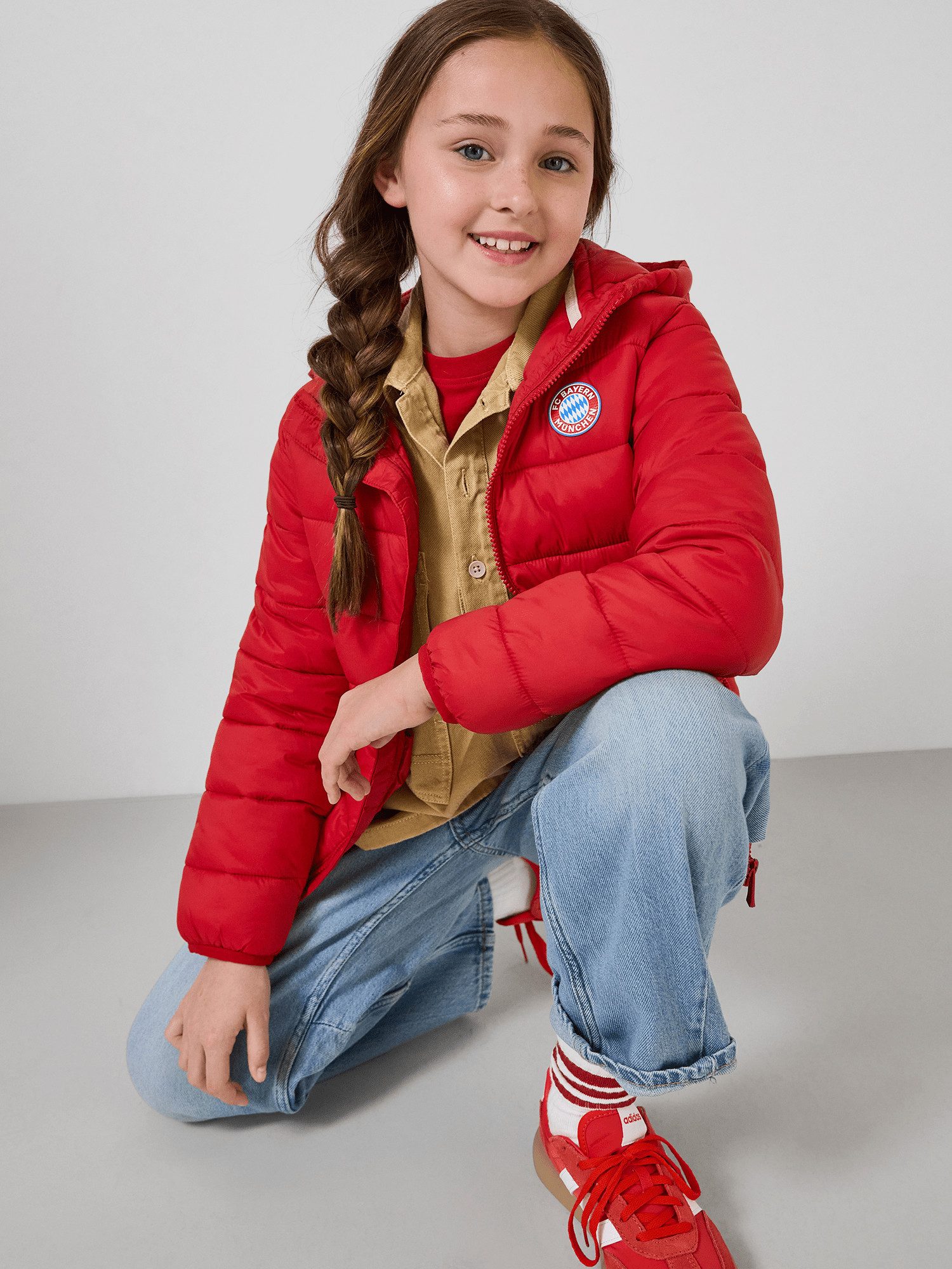 FC Bayern München Steppjacke FC Bayern München, Steppjacke Essentials, Kinder, Rot