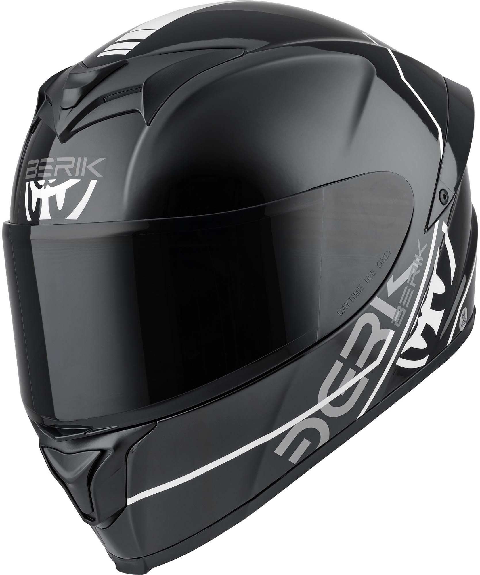 Berik Motorradhelm FF867 Taruna Helm, vorbereitet für Kommunikationssystem,herausnehmbares Innenfutter