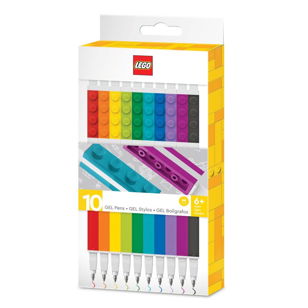 Joy Toy Kugelschreiber LEGO Gelstifte 10-er Pack