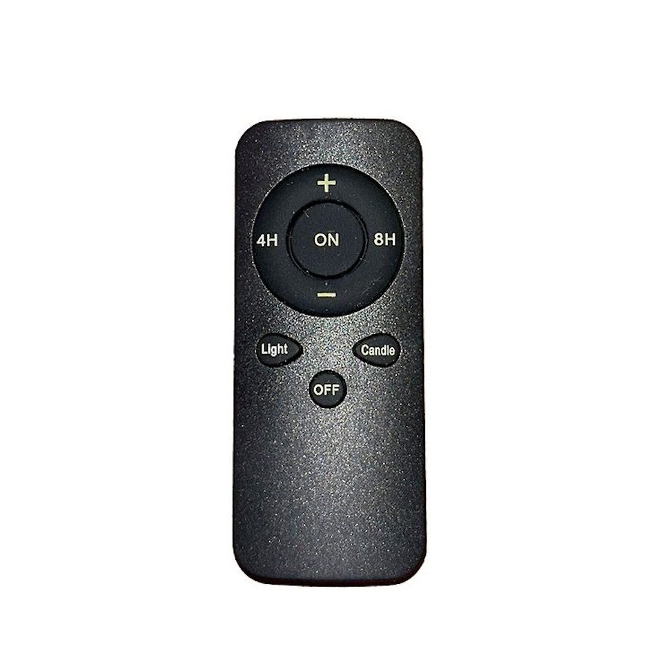 LC Home LED-Kerze Candela Lights Fernbedienung Kunststoff schwarz (1-tlg) günstig online kaufen