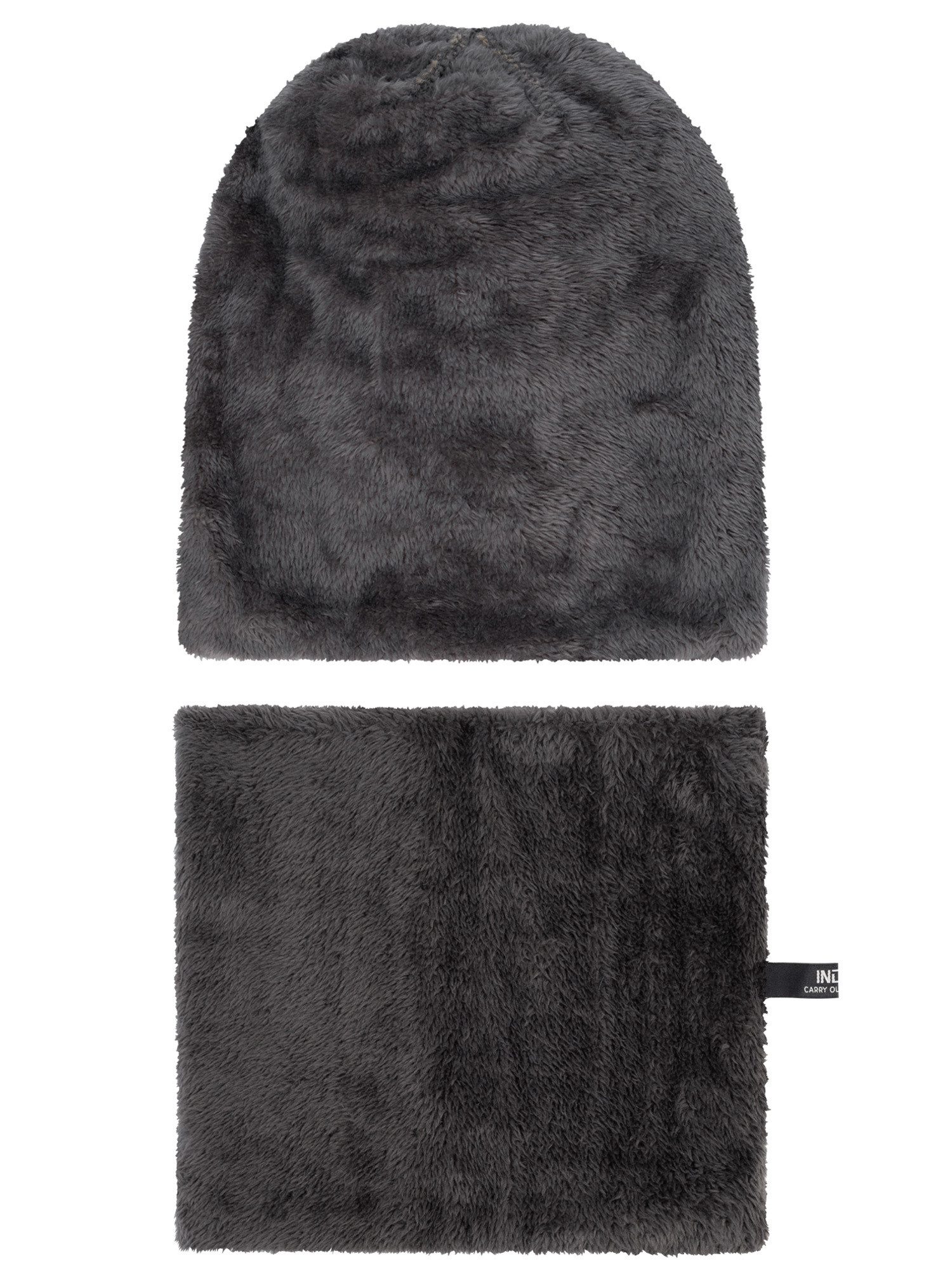 Indicode Strickmütze Herren Siracusa Strickmütze Herrenmütze Set (2-St) Set aus Mütze & Schal