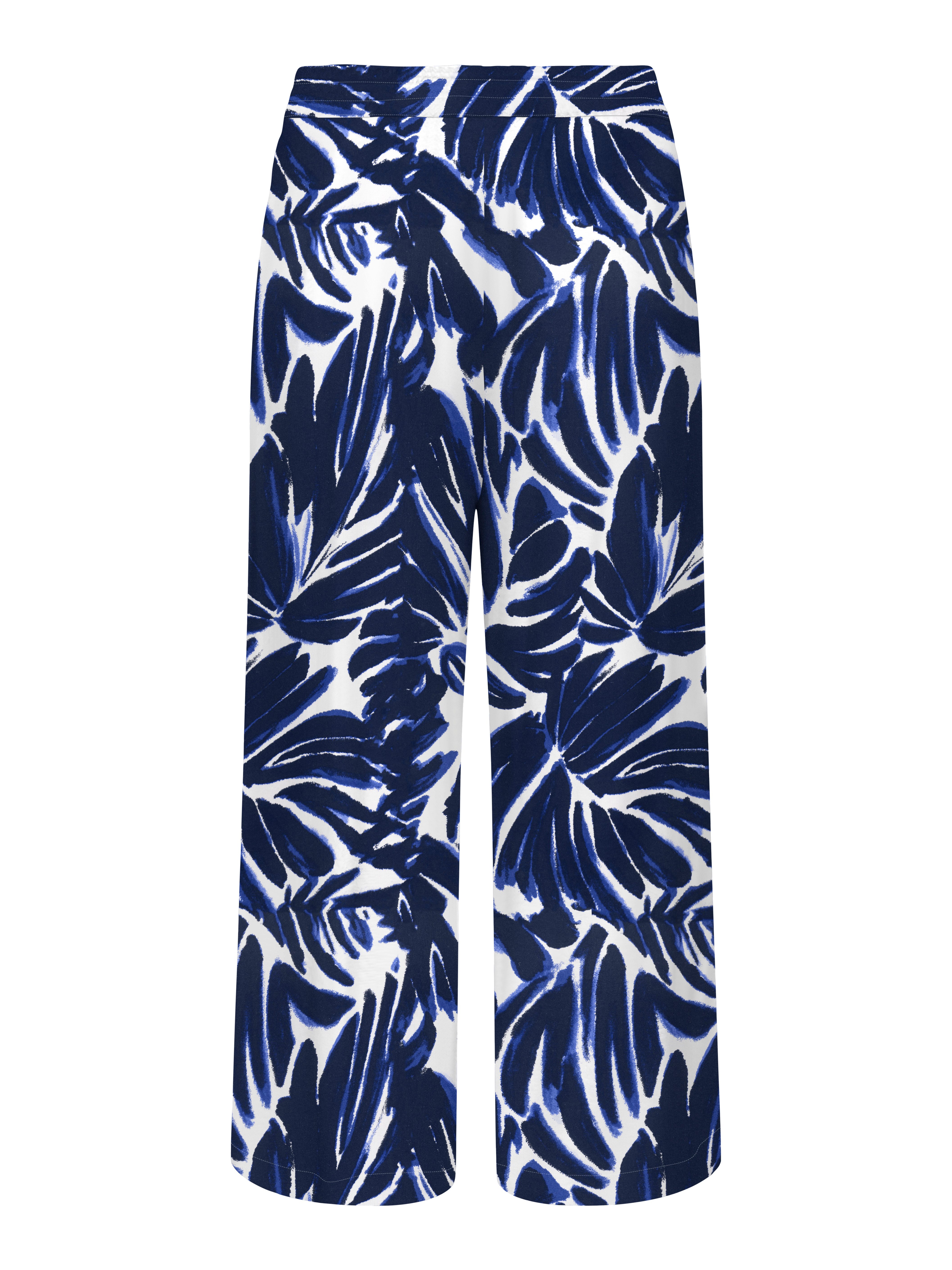 ONLY Palazzohose ONLNOVA LIFE CROP PALAZZO PANT AOP PTM Viskose, regular fit