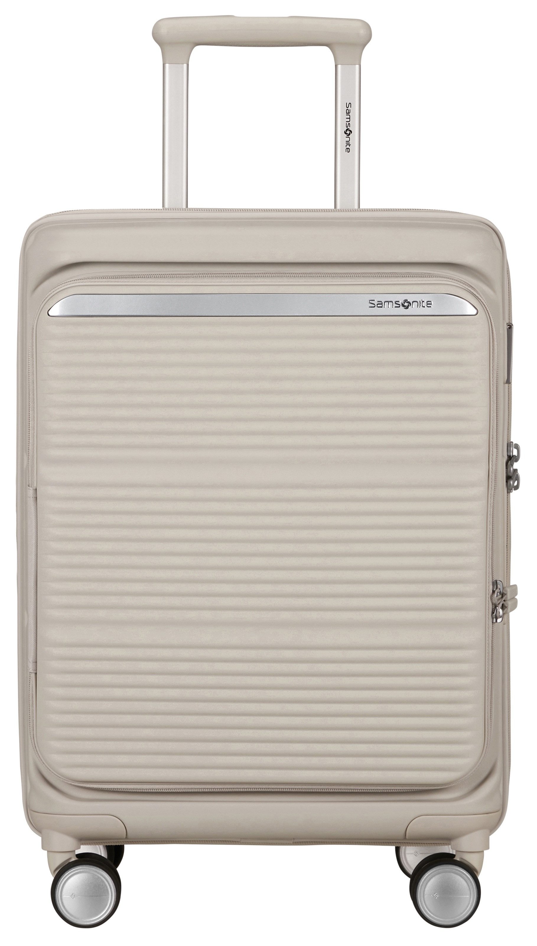 Samsonite Hartschalen-Trolley PARALUX, verschiedene Größen und Farben, 4 Rollen, mit arretierbarem und versenkbarem Druckknopf-Trolleysystem