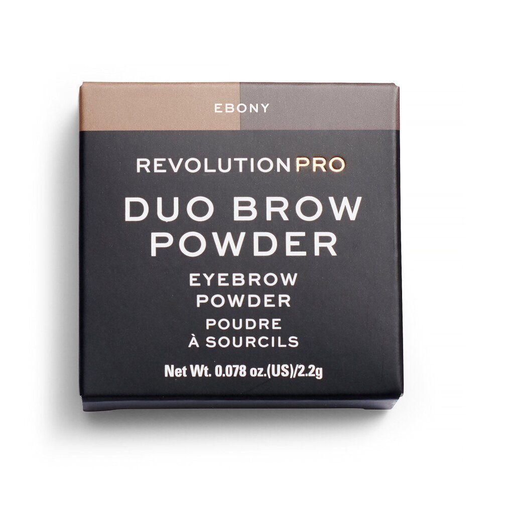 MAKE UP REVOLUTION Augenbrauen-Stift Makeup Revolution, REVOLUTION PRO, Vegan, Eyebrow Powder, Ebony, 2.2 g