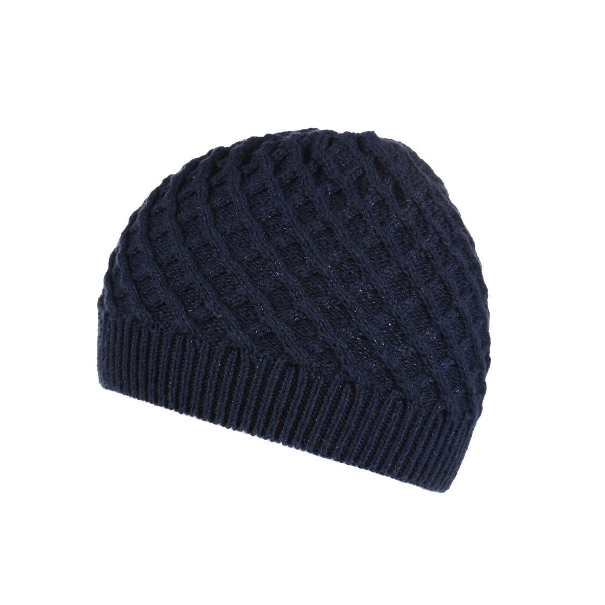 Regatta Strickmütze Multimix Hat Rautenstrickmuster navyblau Damen günstig online kaufen