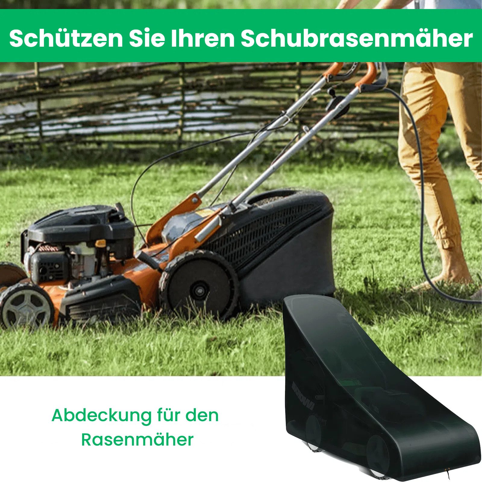 BlingBin Rasenmäher-Schutzhülle Wasserdichte Rasenmäher-Abdeckung, Outdoor- günstig online kaufen