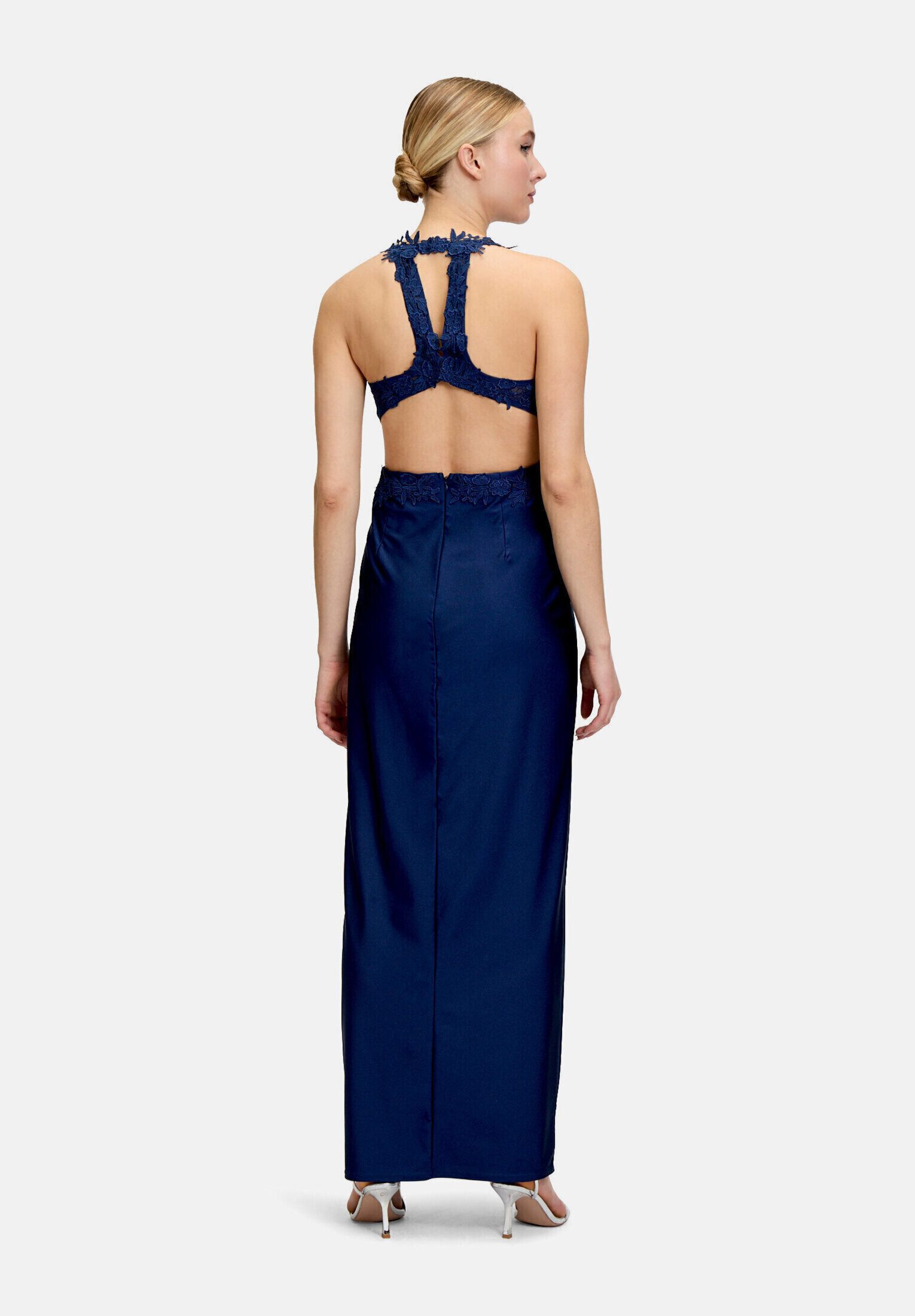 Vera Mont Abendkleid Damen mit Strass Rückenfrei