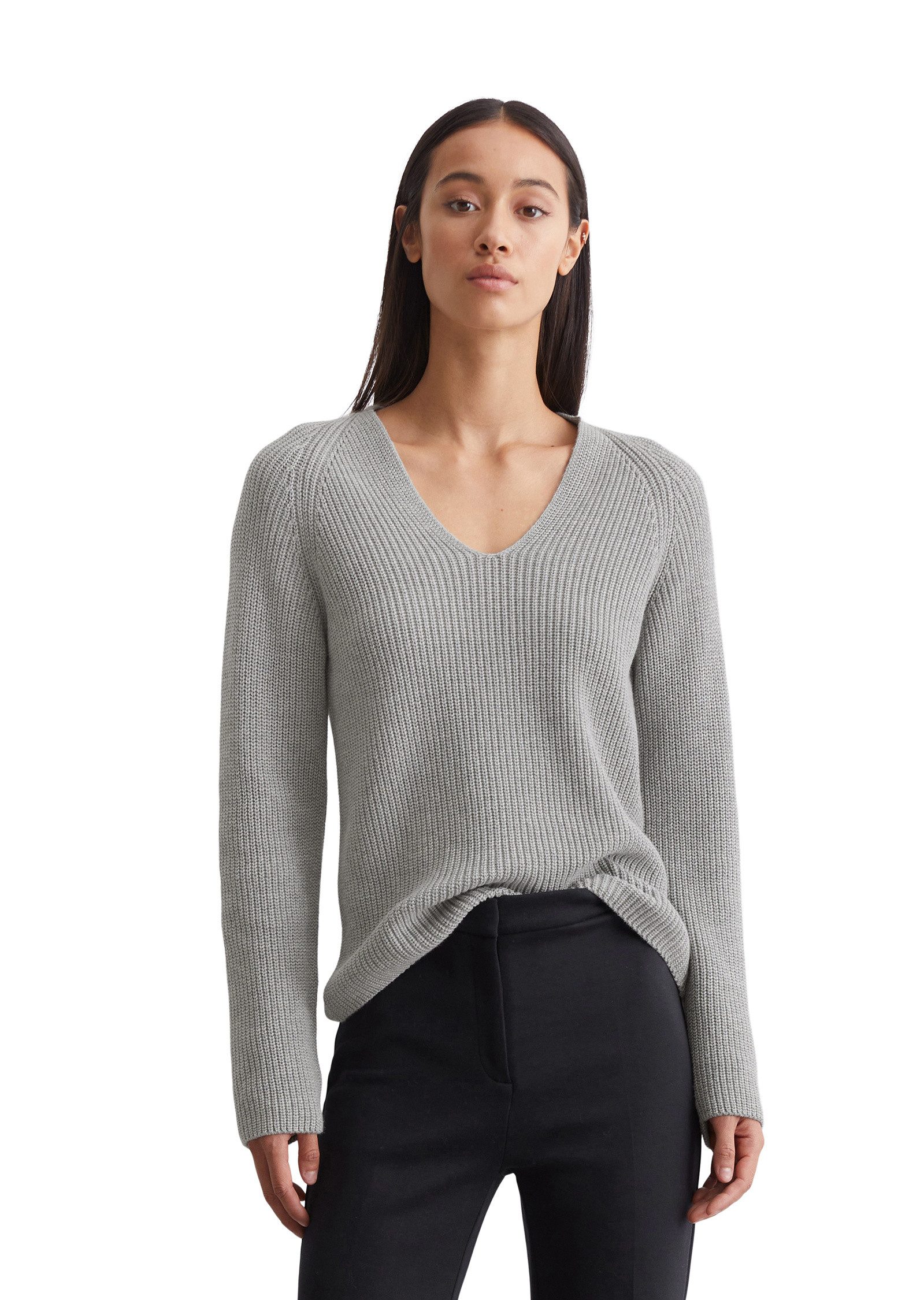 Strickpullover aus softem Baumwoll-Garn