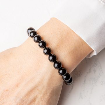 Vascavi Armband »Black Onyx Stein Perlenarmband«, Made in Germany, Naturstein, Chakrastein, 6 mm oder 8 mm, Edelstein