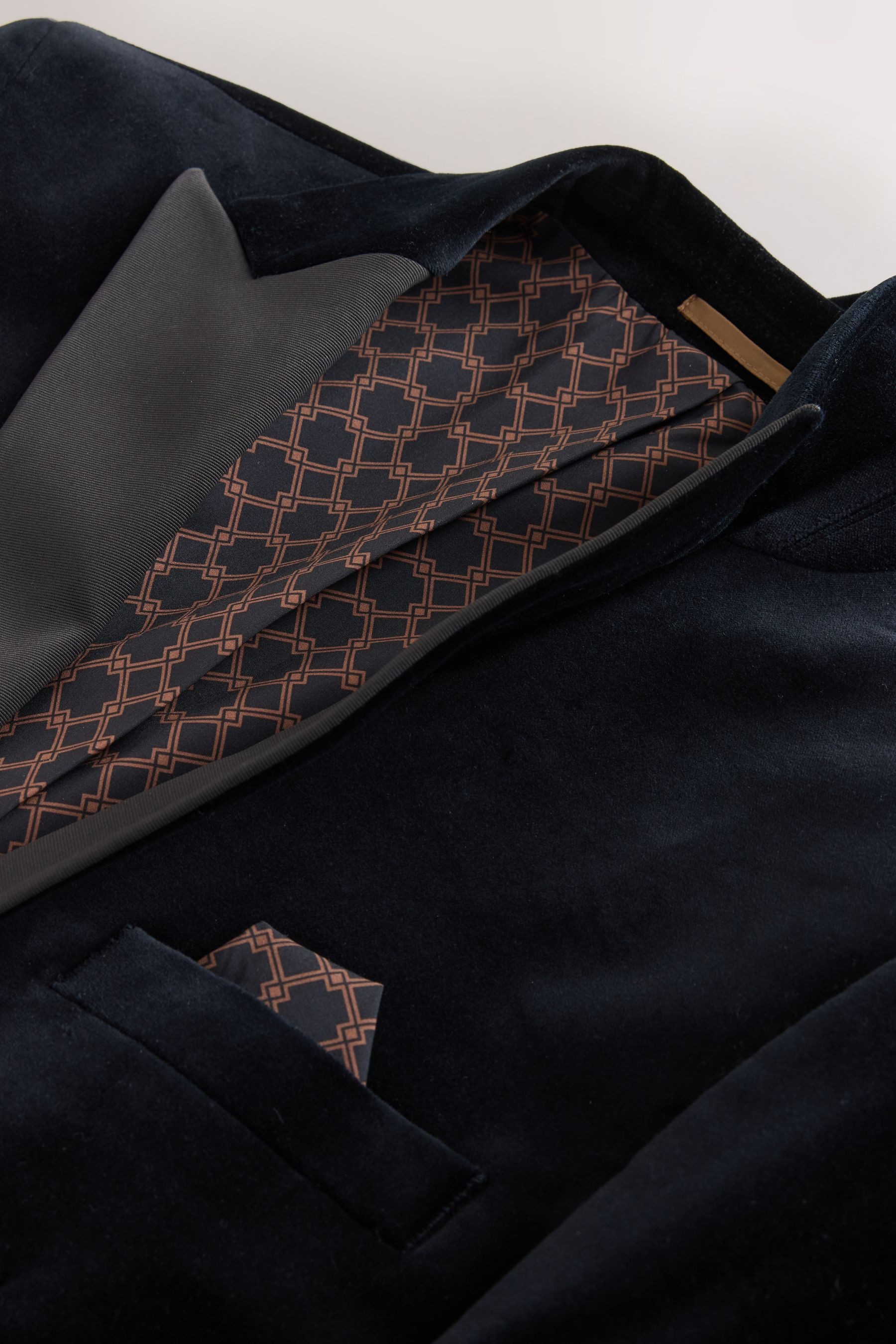 Next Jackenblazer Slim Fit Motionflex Samt-Sakko mit Stretch (1-tlg)