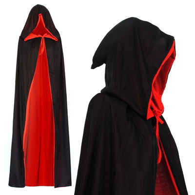 PAPAPANDA Vampir-Kostüm »Vampir Kapuze Wendeumhang 130cm 170cm«