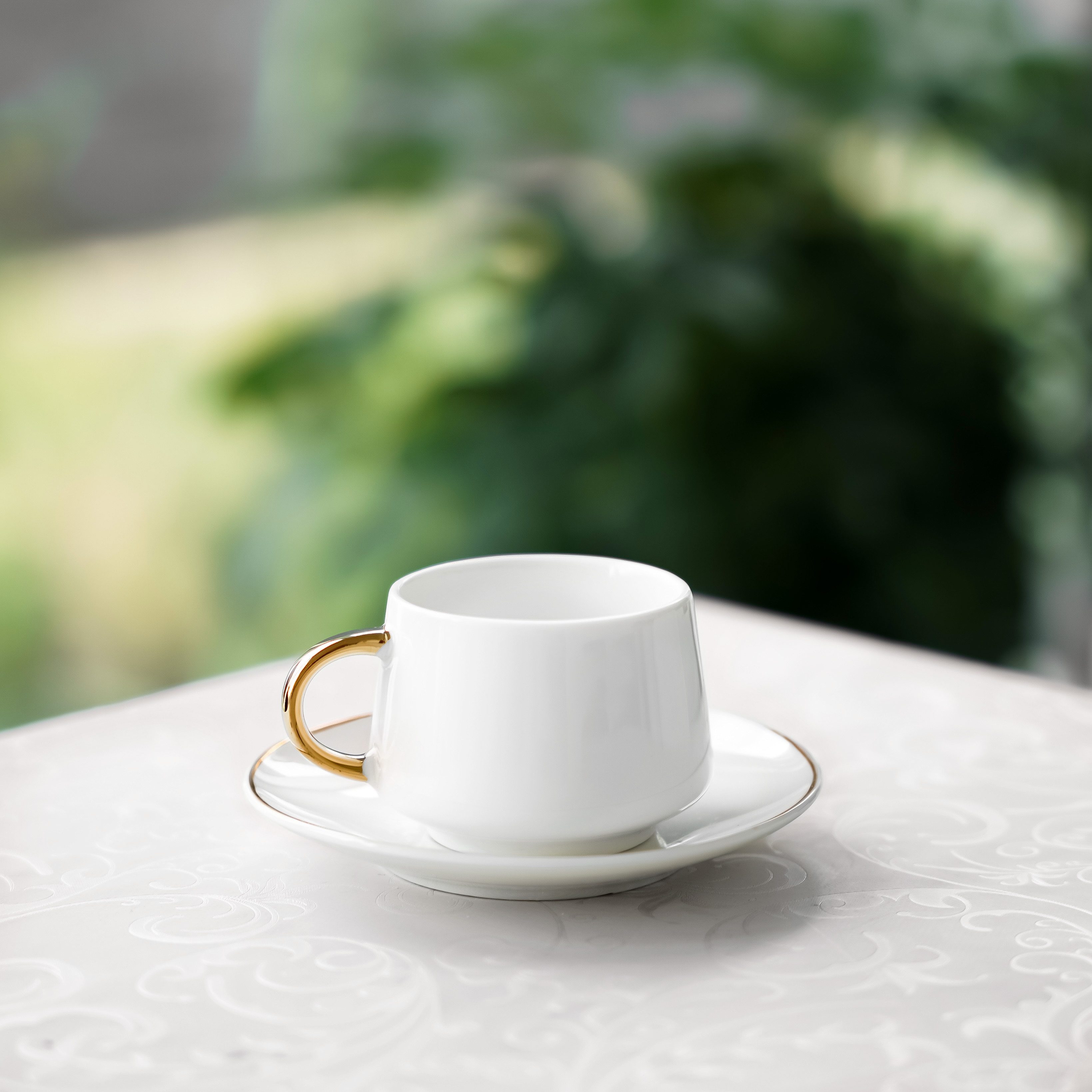 Mulex Kaffeeservice Mokkatassen-Set aus Porzellan – für stilvollen Kaffeegenuss zu Hause