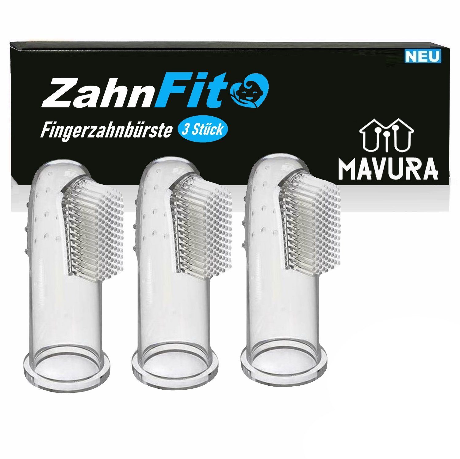 Zahnbürste ZahnFit Baby Zahnbürste Fingerzahnbürste Zahnpflege