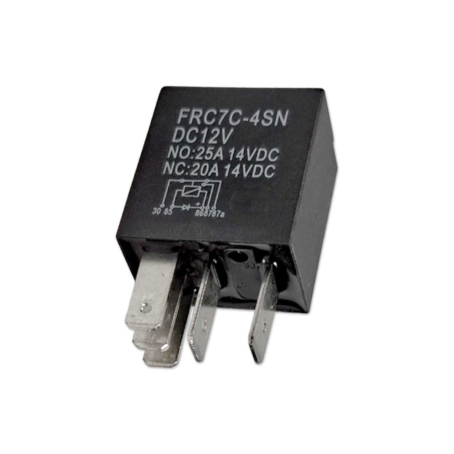 Impulse Innovation Kfz-Relais KFZ Relais, 12V, 5-polig, Wechsler, 25A/20A, mit Diode