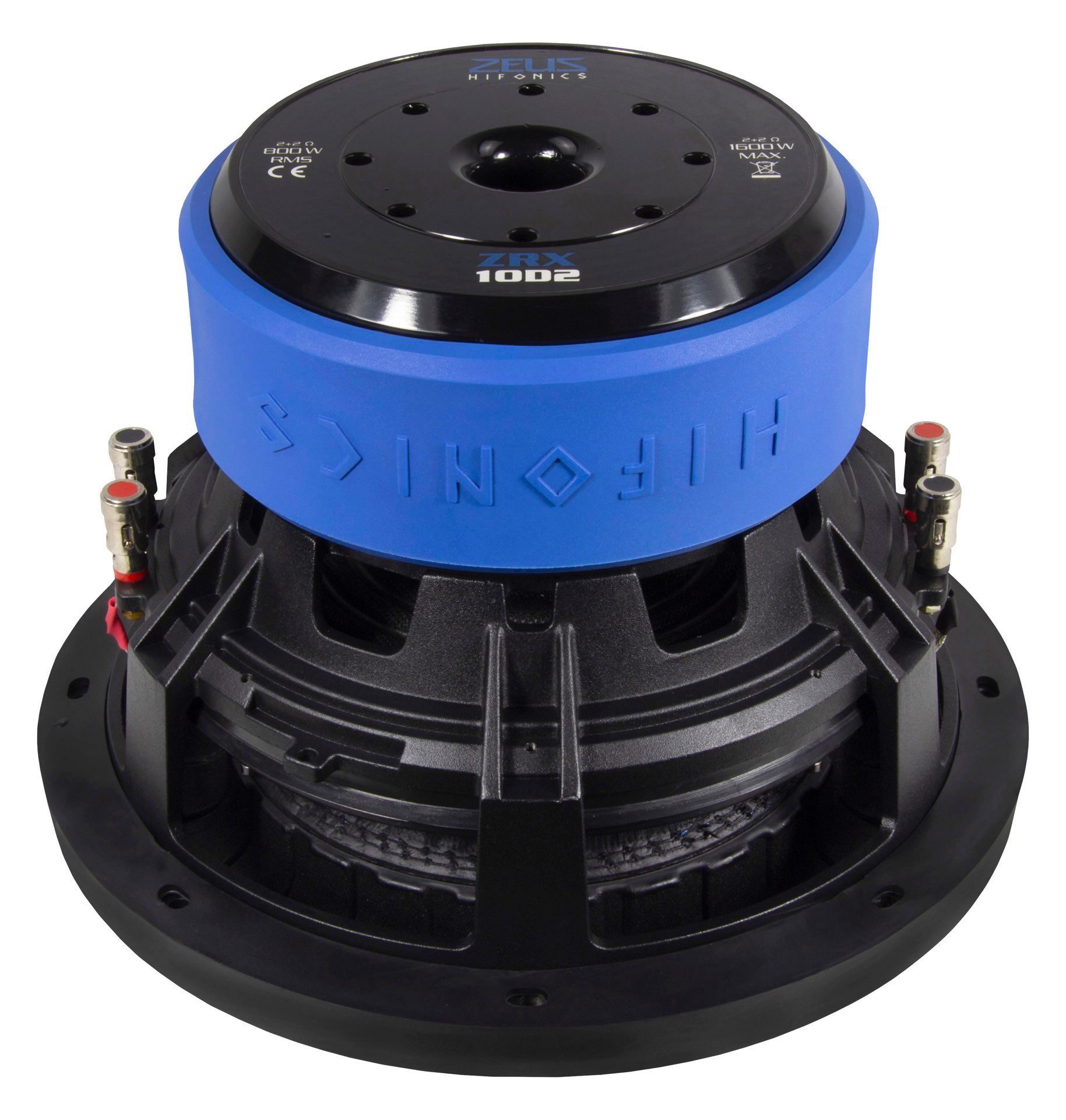 Hifonics ZRX10D2 25cm Subwoofer ZEUS 1600 Watt max. Auto-Subwoofer (800 W, max.: W cm)