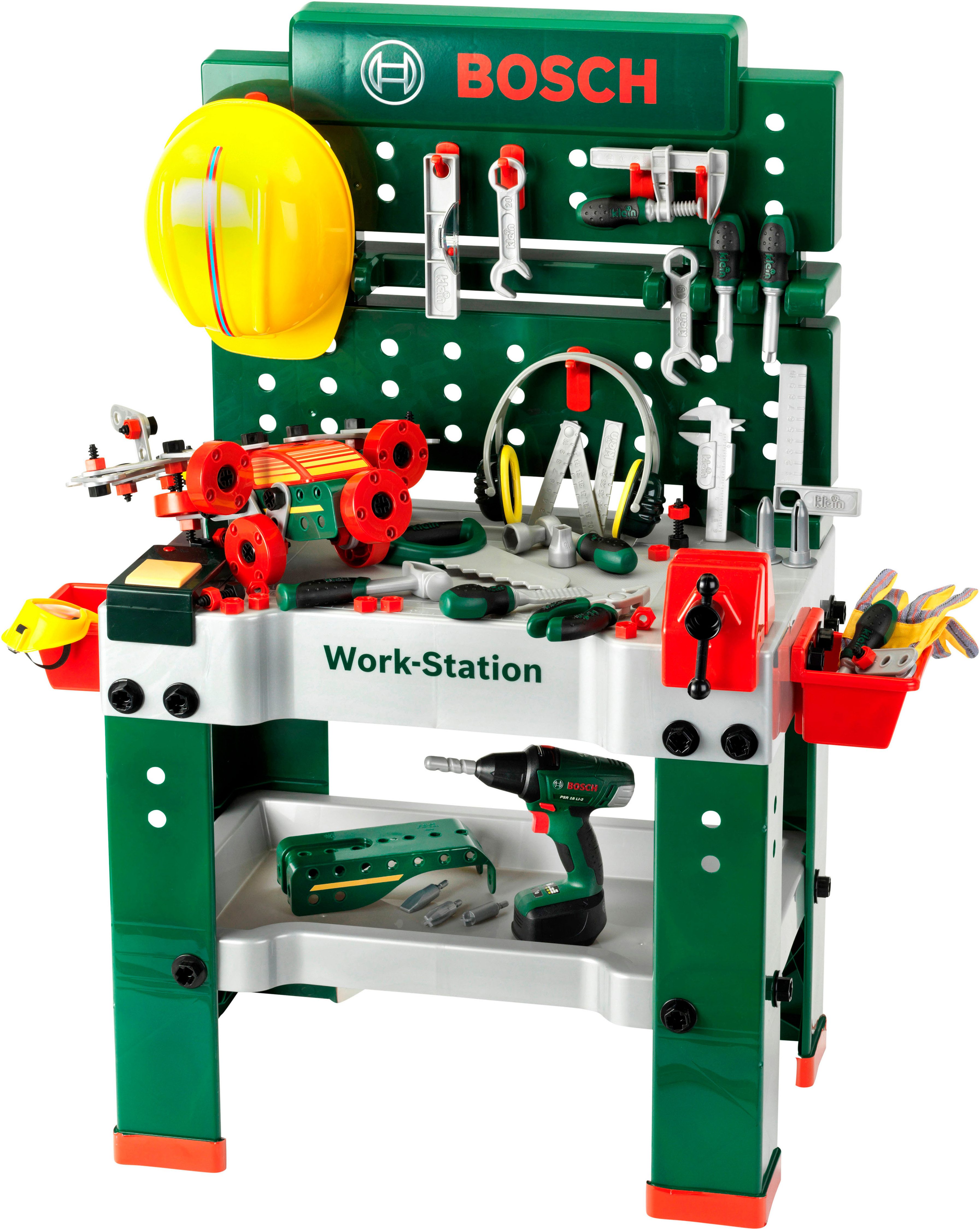 Klein Spielwerkbank BOSCH Werkbank No.1 2016, mit Sound, Made in Germany günstig online kaufen