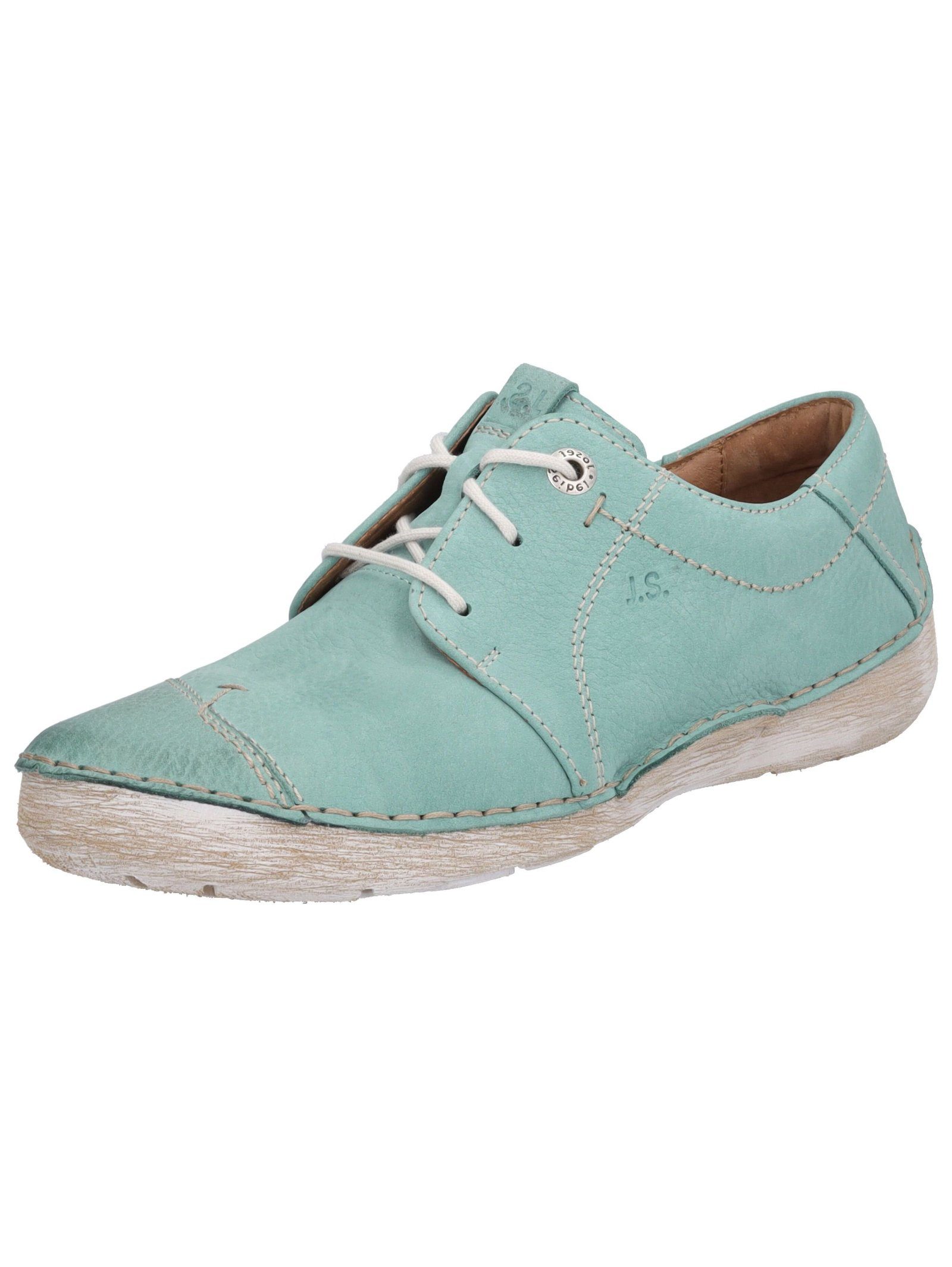 Halbschuhe Leder . Schnürschuh