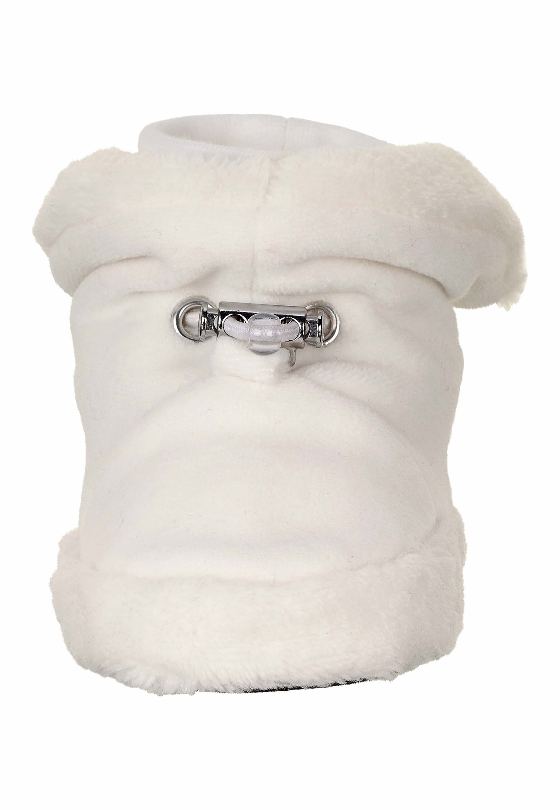 Microfleece Baby - Sterntaler® mitrutschfester - Ballerinas Kordelstopper, Stoffschuhe - Elastikware Krabbelschuhe Schuhe Baby Flexible Baby-Schuh aus Baby-Schuh und Baby-Schuh Teddyflausch - Winter Outdoorschuh Bequeme Mädchen, weiß Sohle und uniBaby-Schuh Schuhe gefüttertmit Schuhe, (1-tlg)