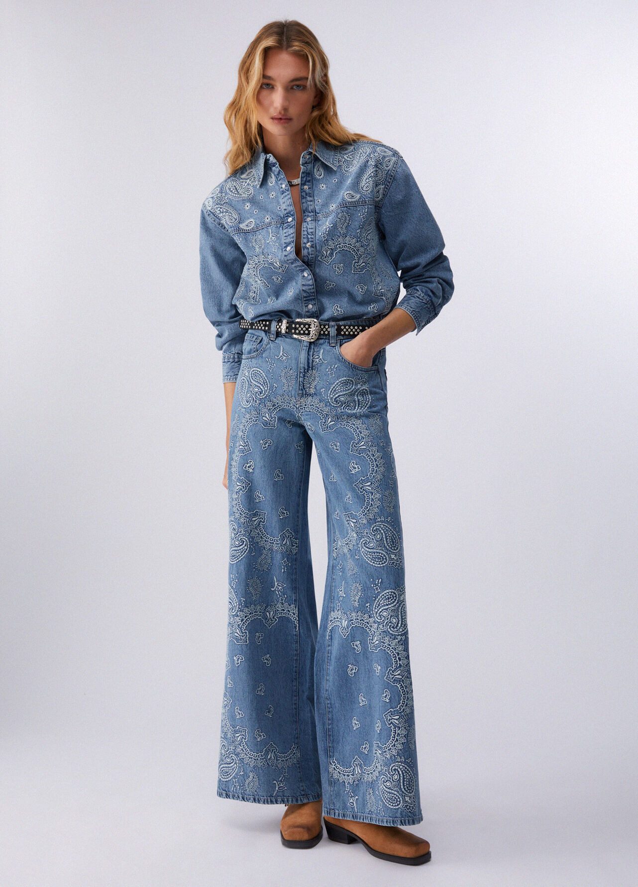 Liu Jo Schlagjeans - Schlaghose - Jeans Damen - Flared Jeans - Weite Jeans - Bootcut