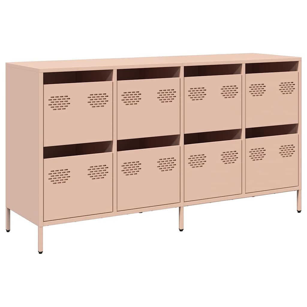 vidaXL Sideboard Sideboard Rosa 135x39x73,5 cm Kaltgewalzter Stahl (1 St) günstig online kaufen