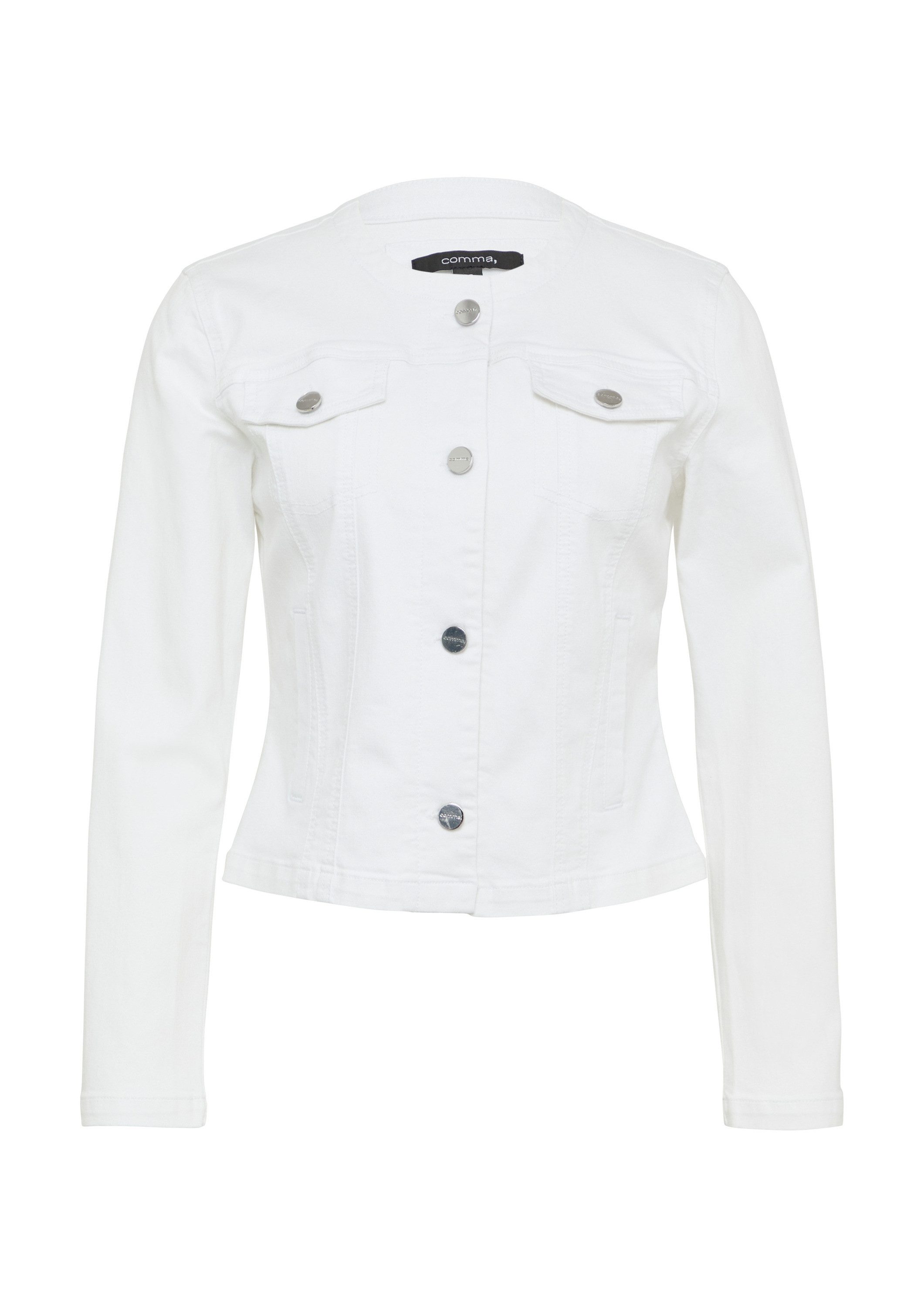 comma Funktionsjacke Indoor-Jacke Taillierte Jeansjacke mit Waschung günstig online kaufen