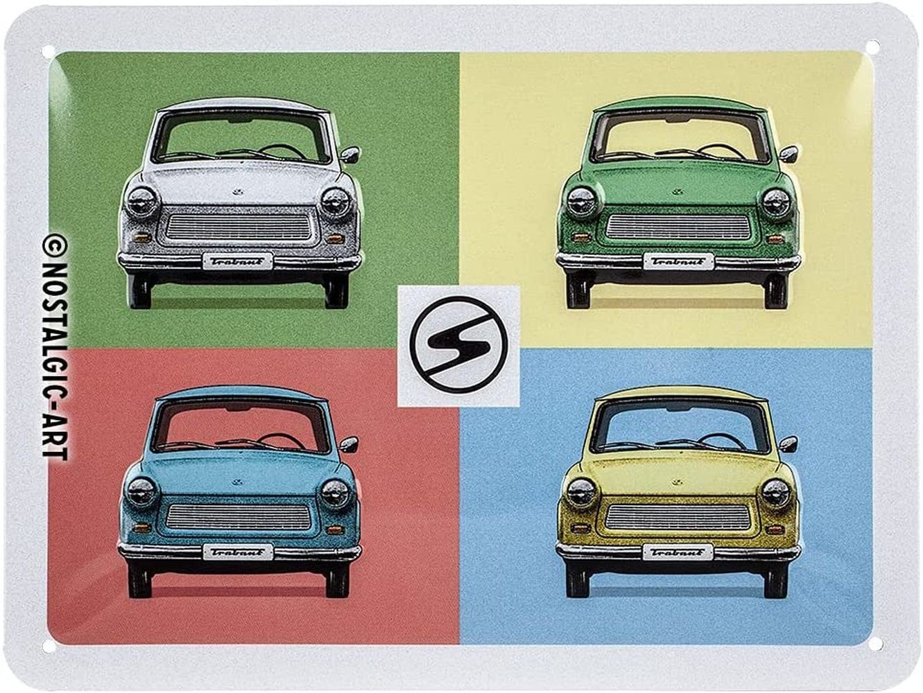 Nostalgic-Art Metallschild Blechschild 15x20 cm - Berlin - Trabant - Pop Ar günstig online kaufen
