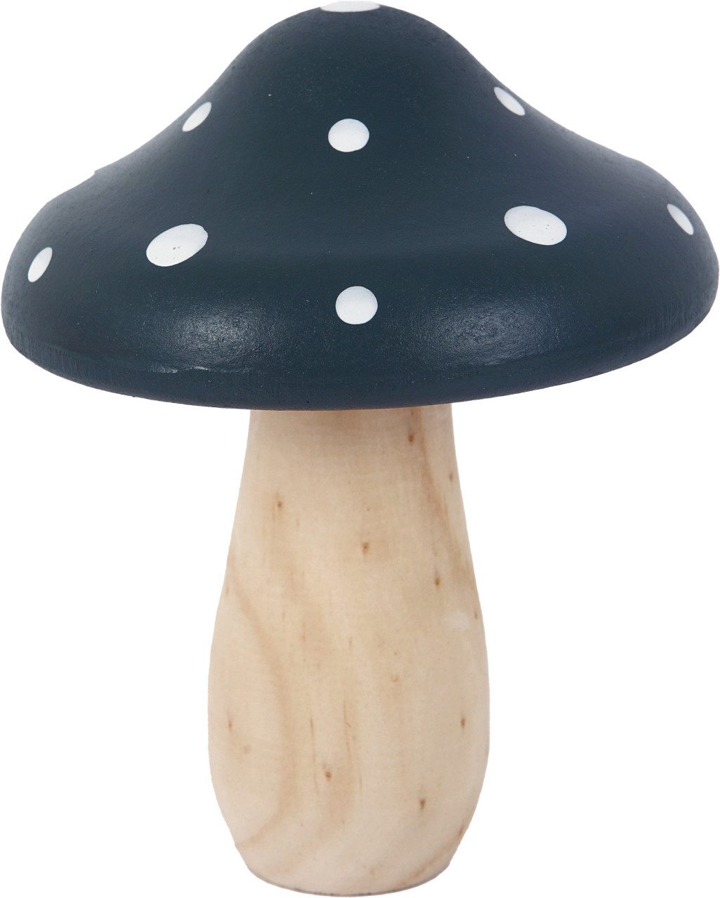 Trend Line Dekofigur TrendLine Deko Holz Pilz 11 x 13,5 cm dunkelgrau