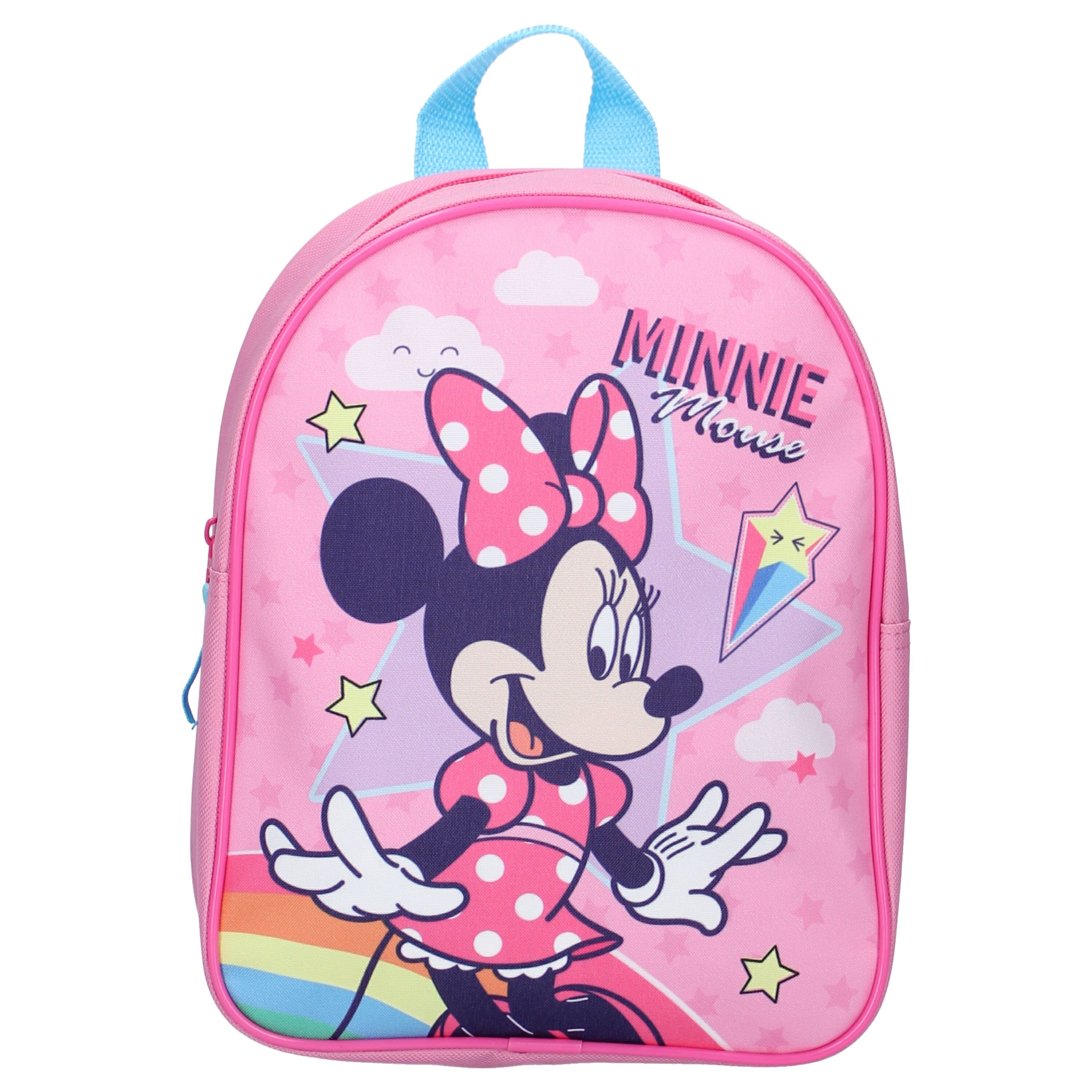 Vadobag Kinderrucksack 6 Liter Minnie Mouse Stars & Rainbows (1-tlg), Kindermotiv – Bild 2 von 5