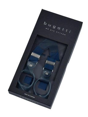 bugatti Hosenträger Bugatti-Hosenträger 25 mm uni Lederrückenteil und