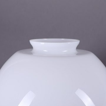 Home4Living Lampenschirm Kugelglas Opalglas Ø200mm Lampenglas rund Kugel, Kugelglas mit Kragenrand, dekorativ