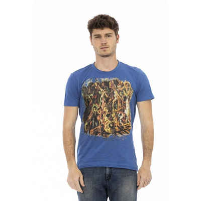 Trussardi T-Shirt Trussardi Action T-Shirts, Blau Es zeichnet sich durch das Logo-Muster aus, das eine subtile, aber stilvolle Note verleiht