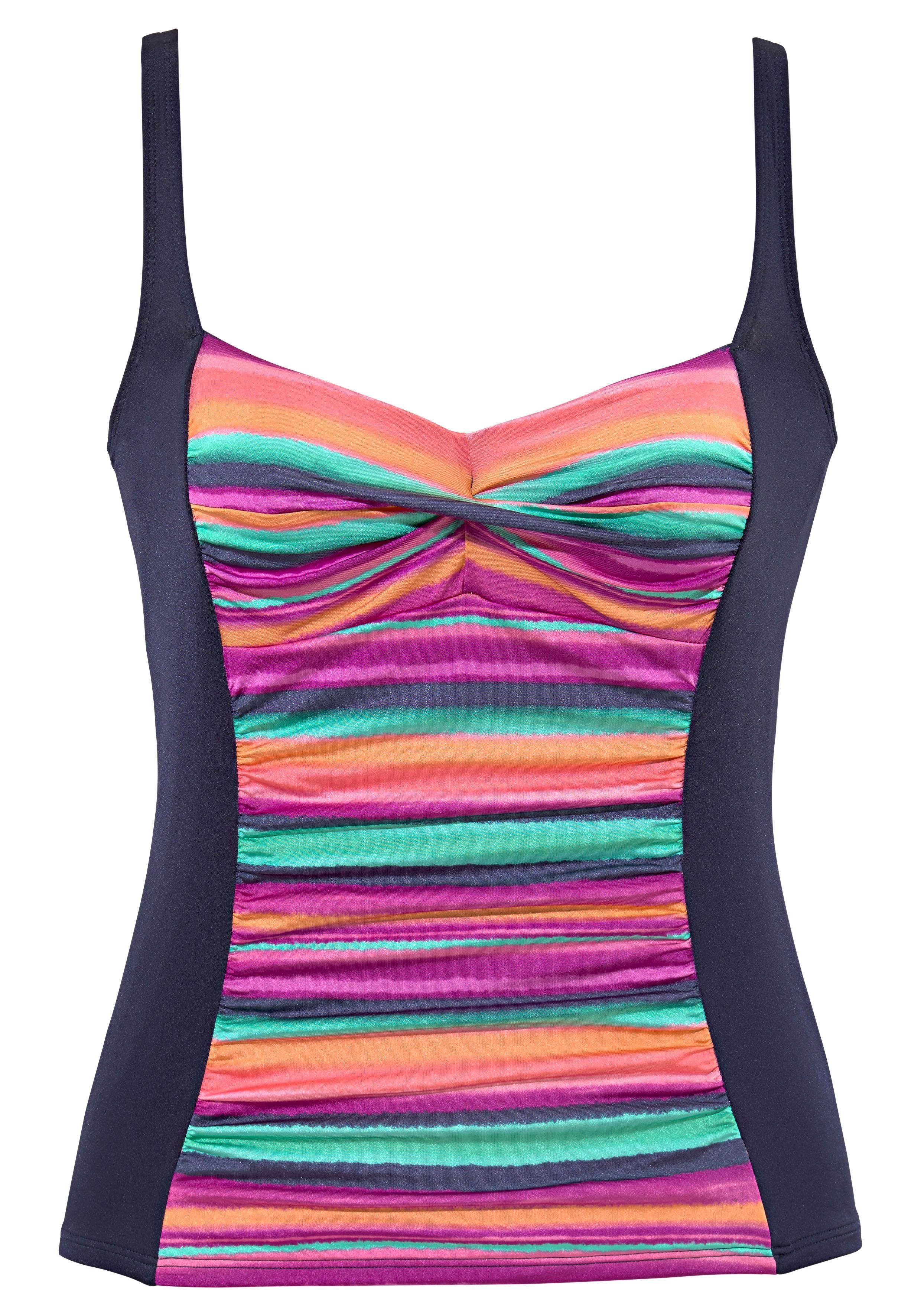 LASCANA Bügel-Tankini-Top Rainbow, mit Miederverstärkung günstig online kaufen