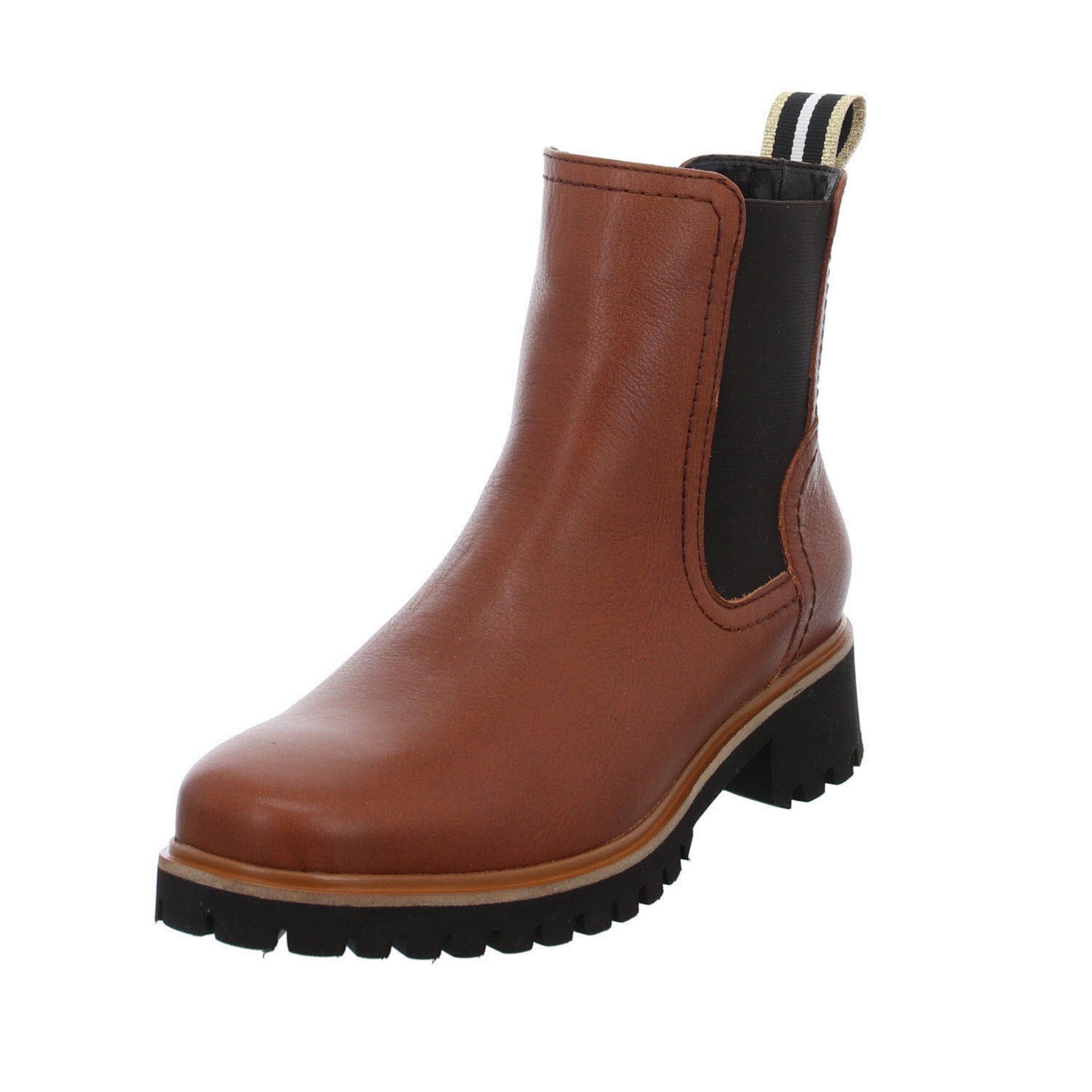 COGNAC Veloursleder uni Chelsea Denver-St Chelseaboots Ara Veloursleder Boots