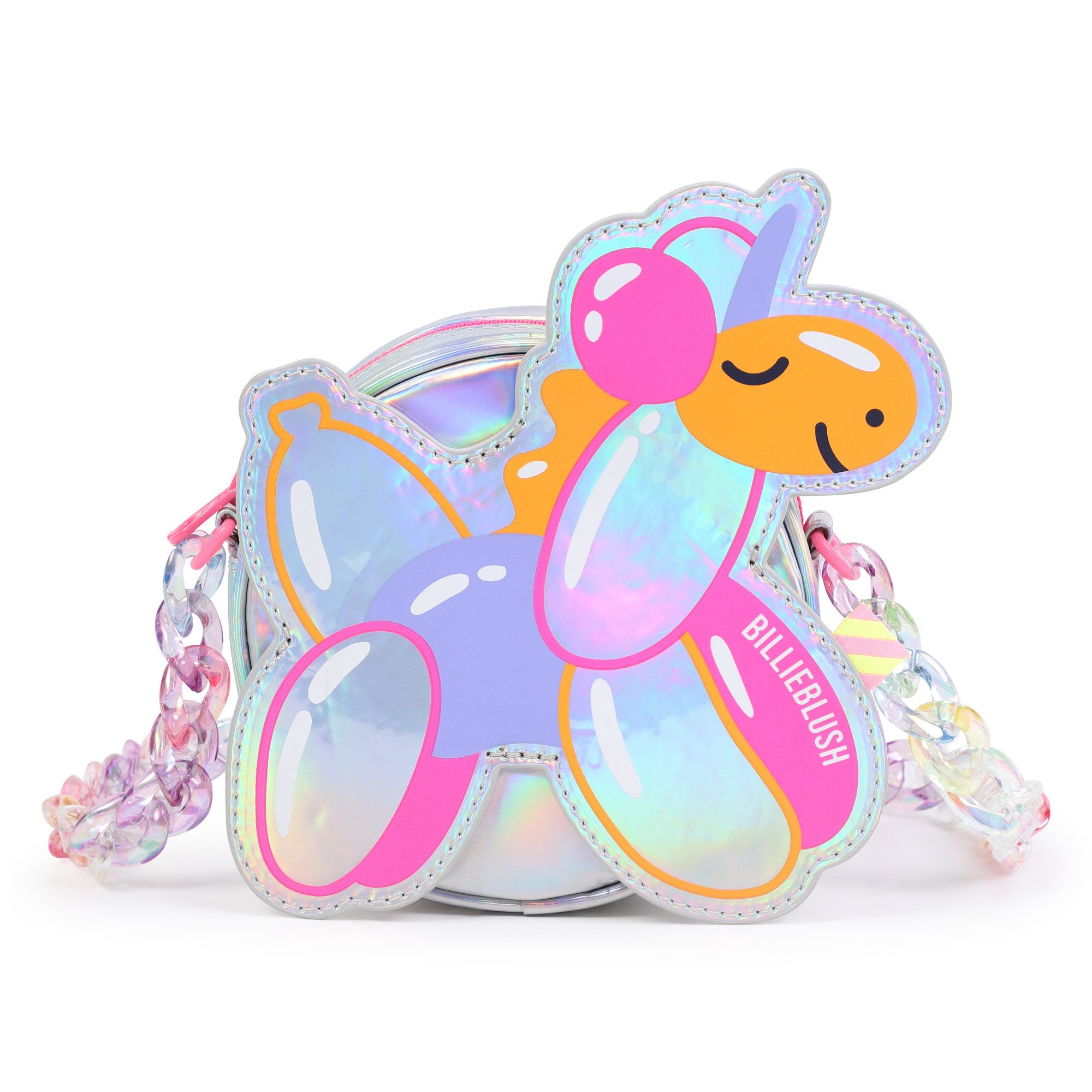 Billieblush Handtasche Billieblush Ballon-Tasche in silber mit Einhornmotiv