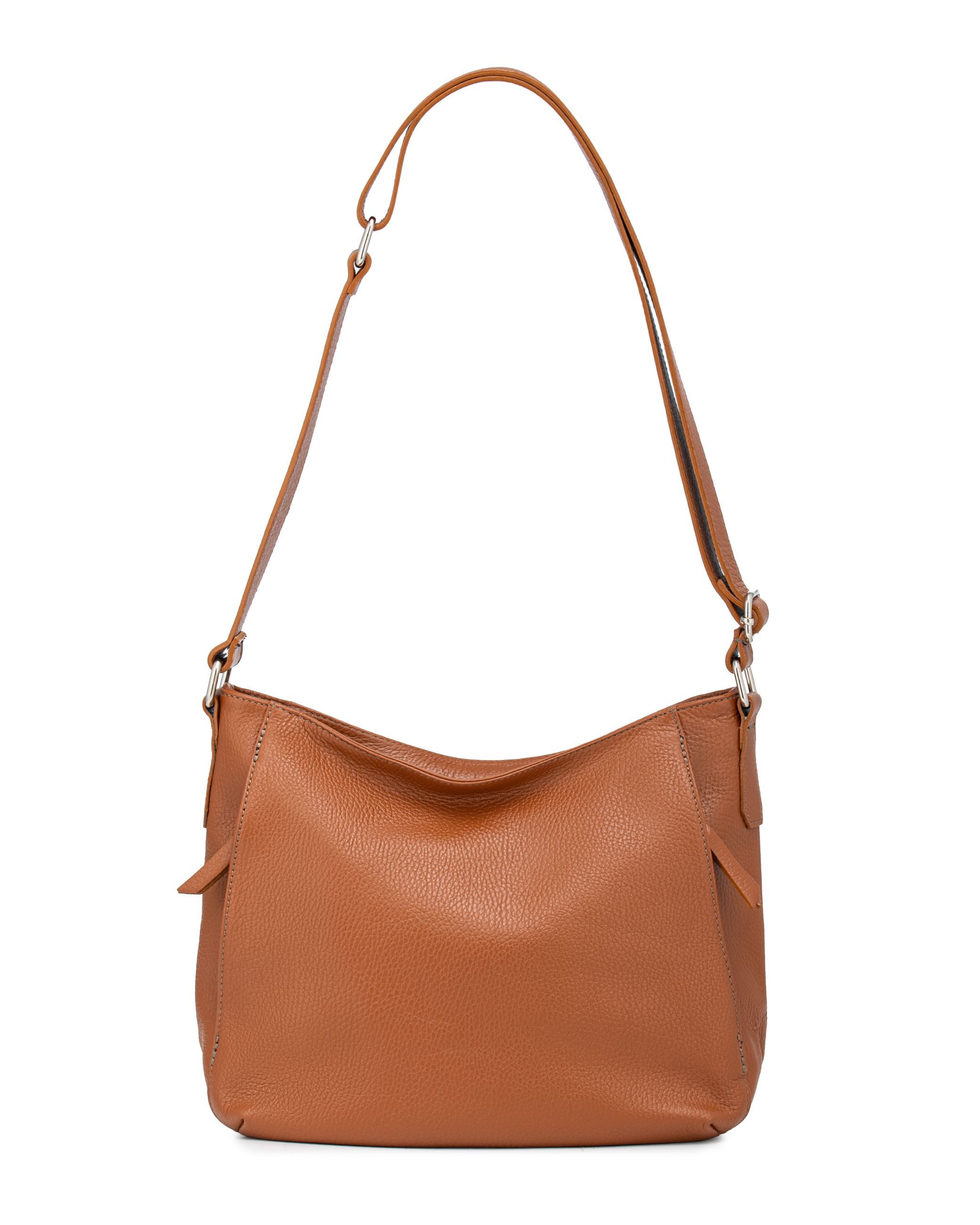 Caspar Schultertasche Klasissche Damen Leder Schultertasche günstig online kaufen