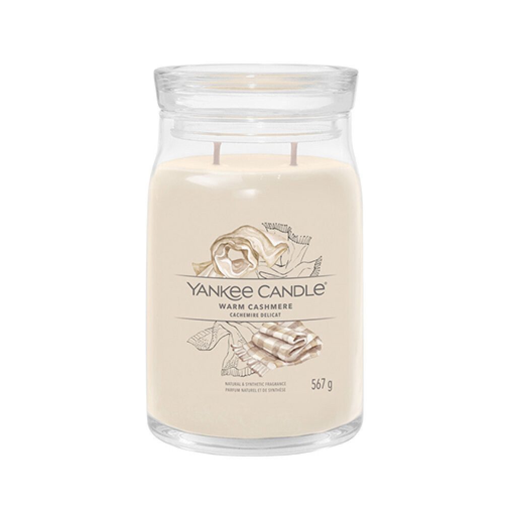 Yankee Candle Duftkerze Warm Cashmere Signatur Kerze 567 g günstig online kaufen