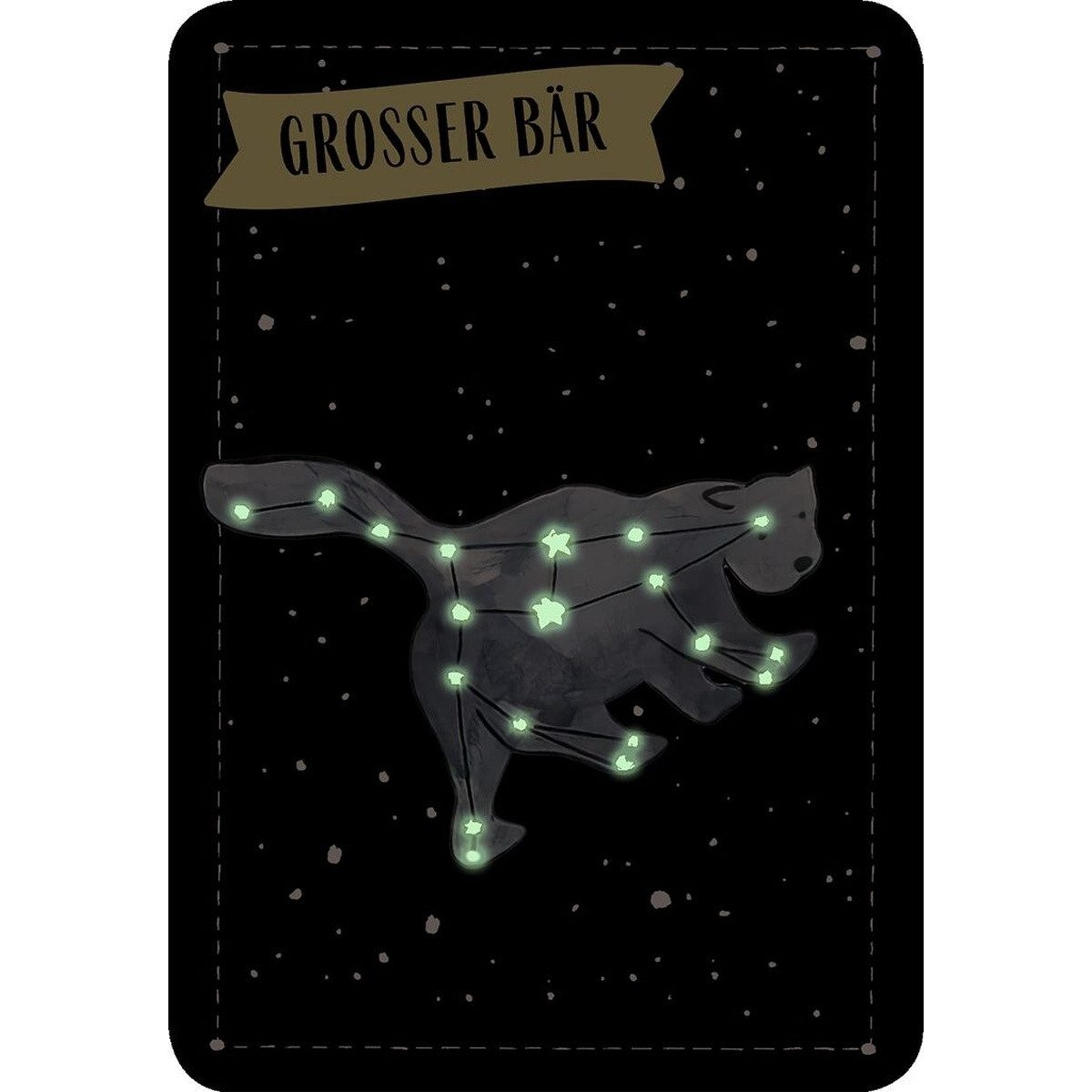 Moses. Verlag Spiel Kartenset Magischer Sternenhimmel 30 Glow-in-the-Dark Karten ab 5