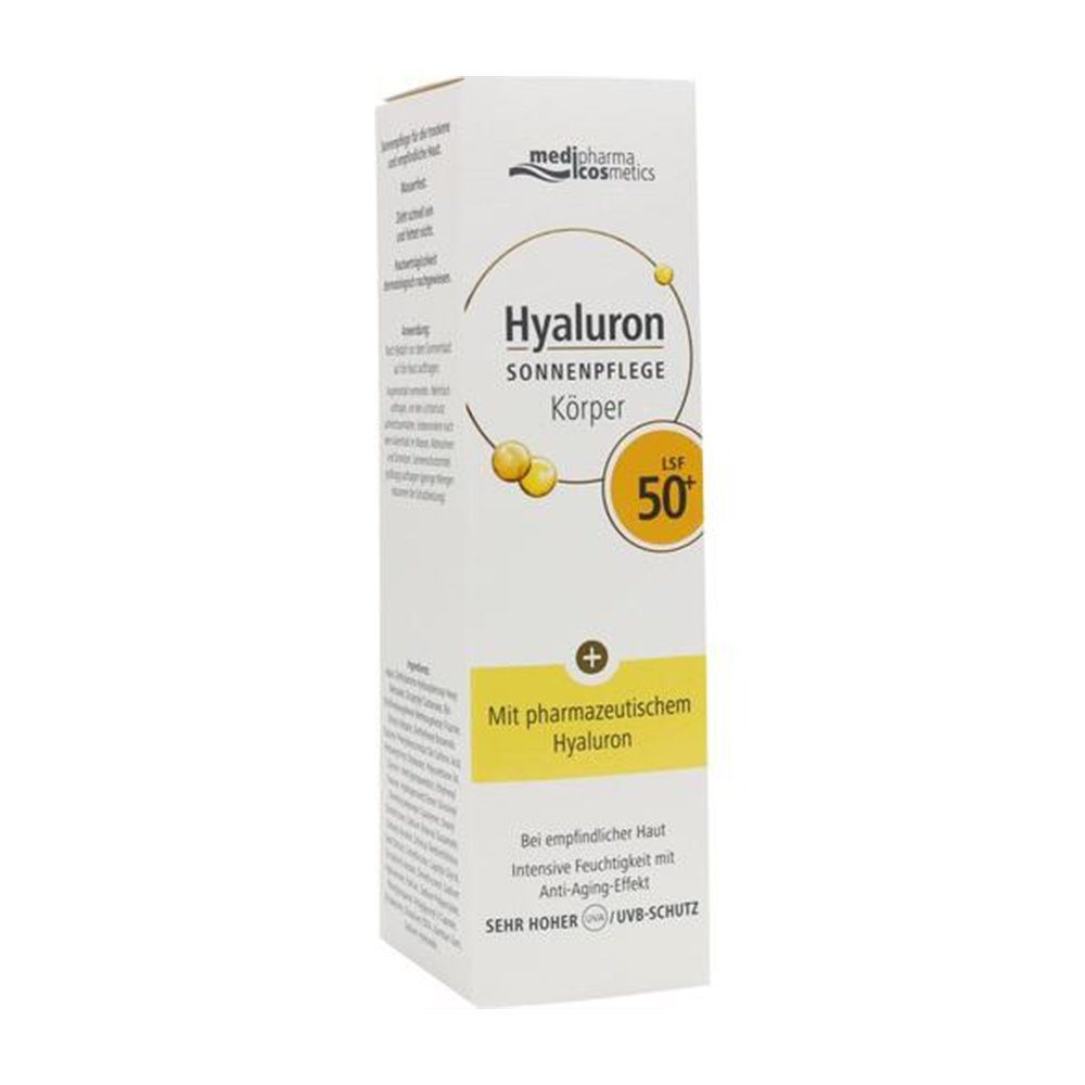 Sonnenschutzcreme Körper Hyaluron GmbH mit Dr. Naturwaren Creme 50+, SONNENPFLEGE LSF ml, HYALURON Theiss 150
