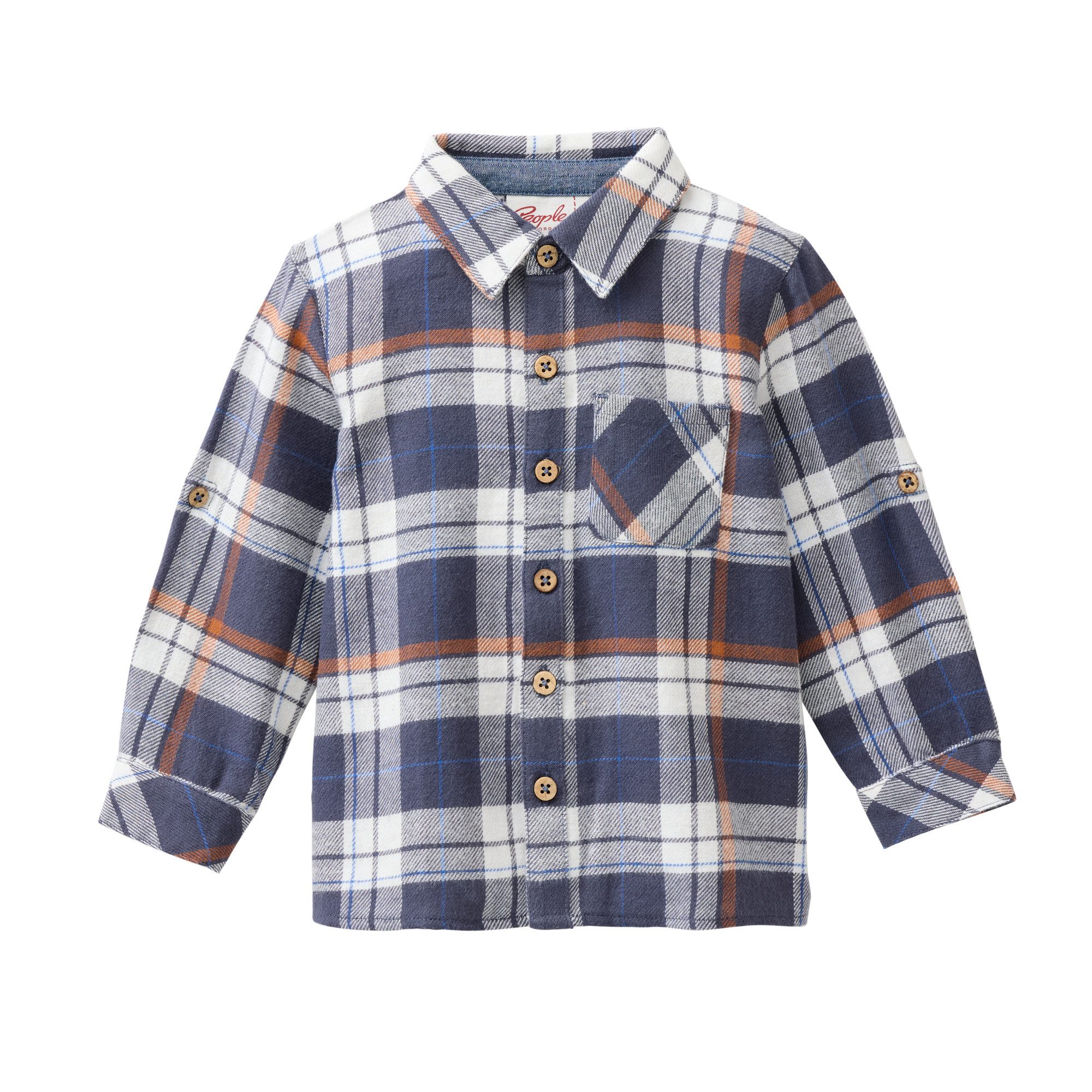 People Wear Organic Flanellhemd im Karomuster, günstig online kaufen