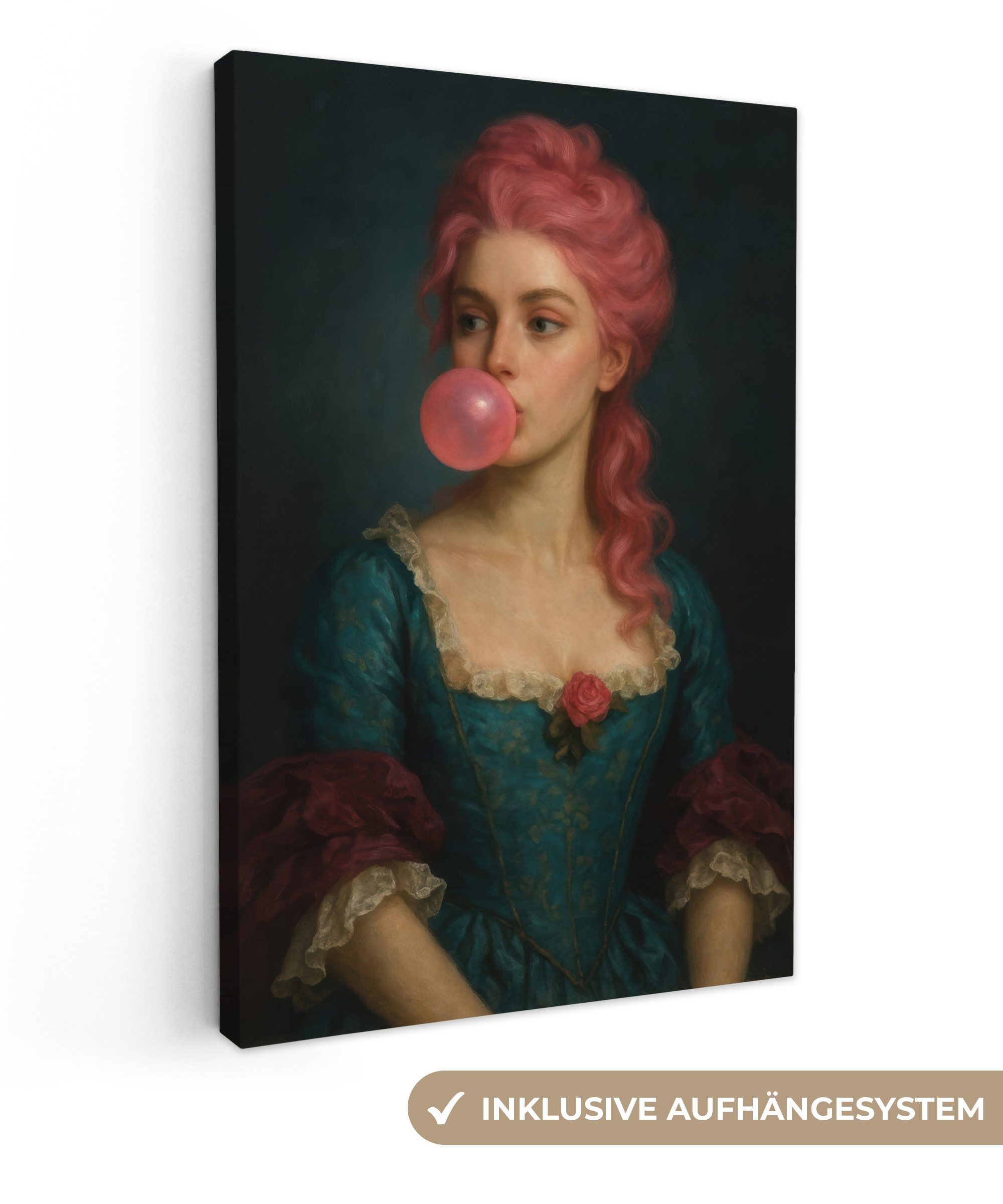 OneMillionCanvasses® Leinwandbild Frau - Porträt - günstig online kaufen