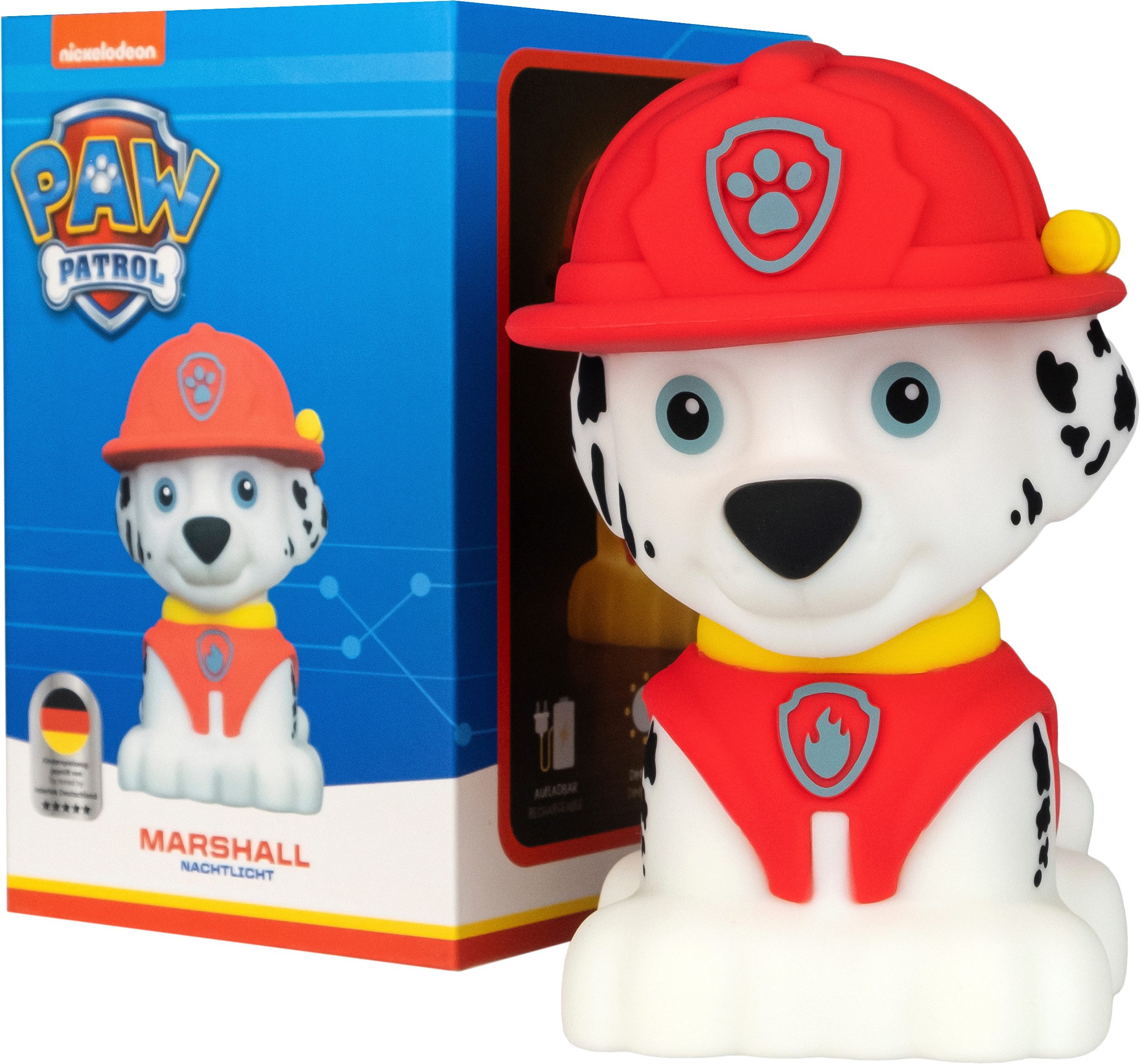 niermann Nachtlicht Akku-Leuchte Marschall, Kinderzimmer, Kinderlampe, Dimmfunktion, LED fest integriert, Warmweiß, Freundliches, reduziertes Design,angenehmes Licht, per USB-C aufladbar