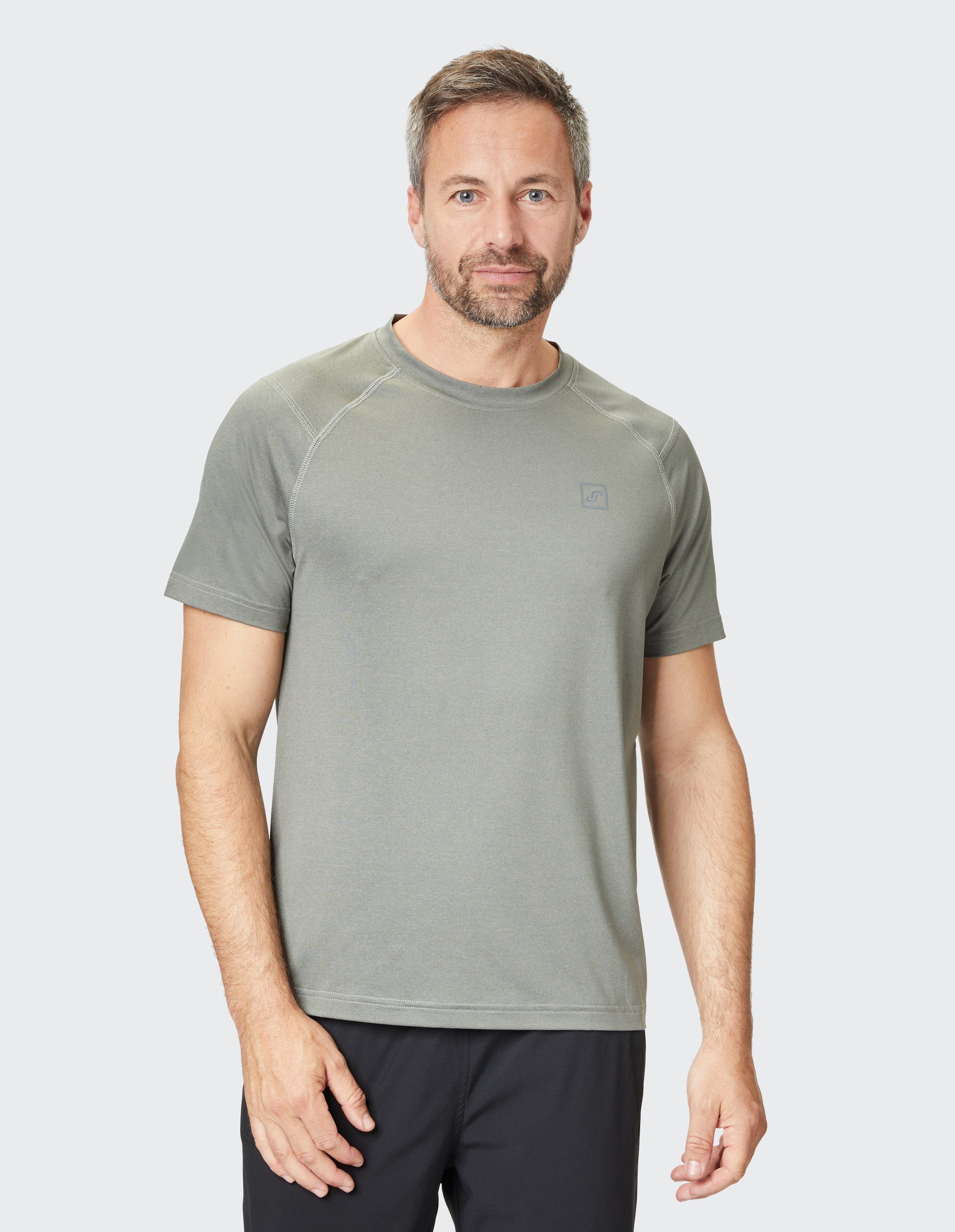 melange T-Shirt Joy green T-Shirt smoky JULES Sportswear