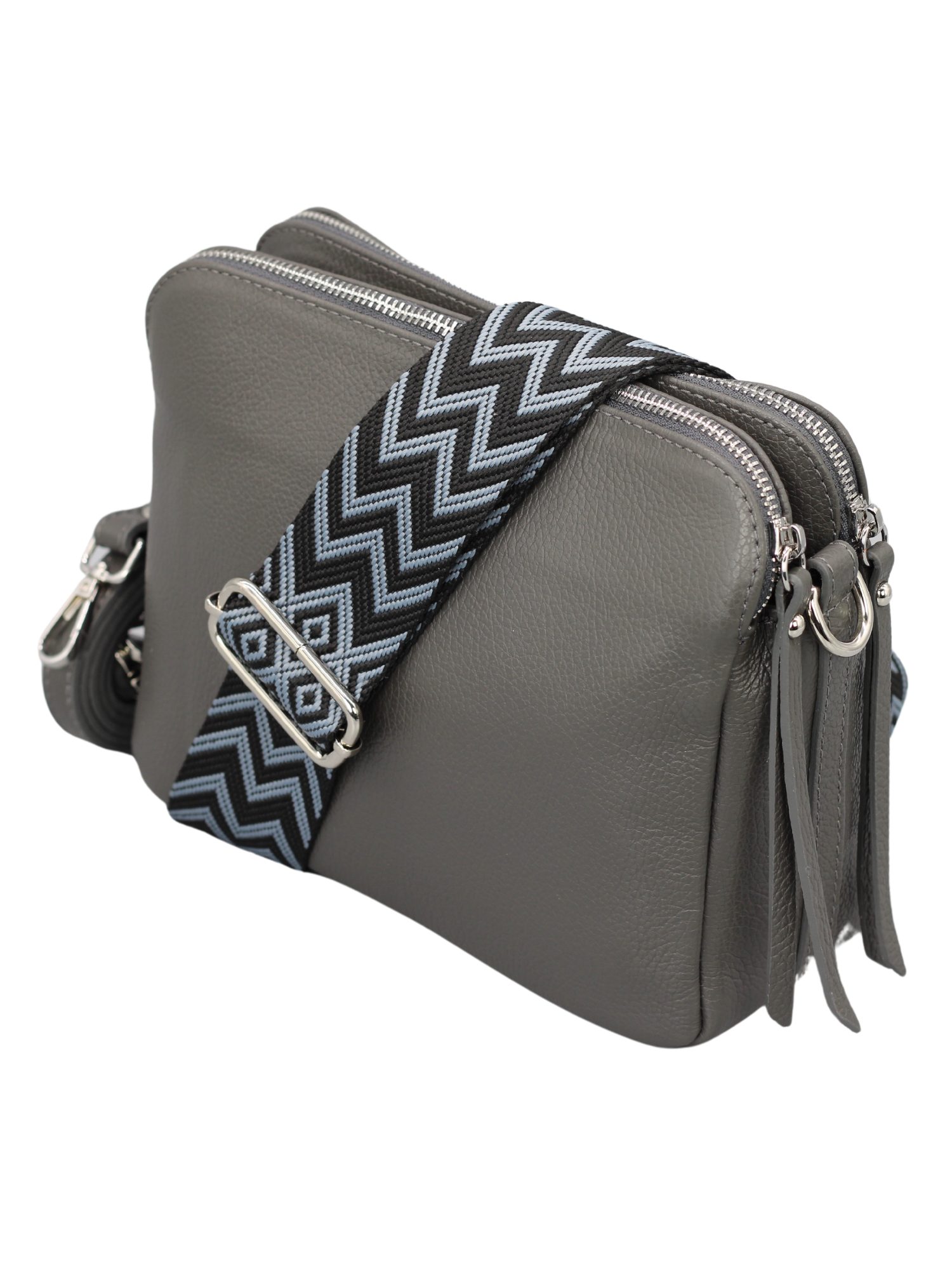 Schultertasche MARA Umhängetasche für Damen, Schultertasche aus Echtleder