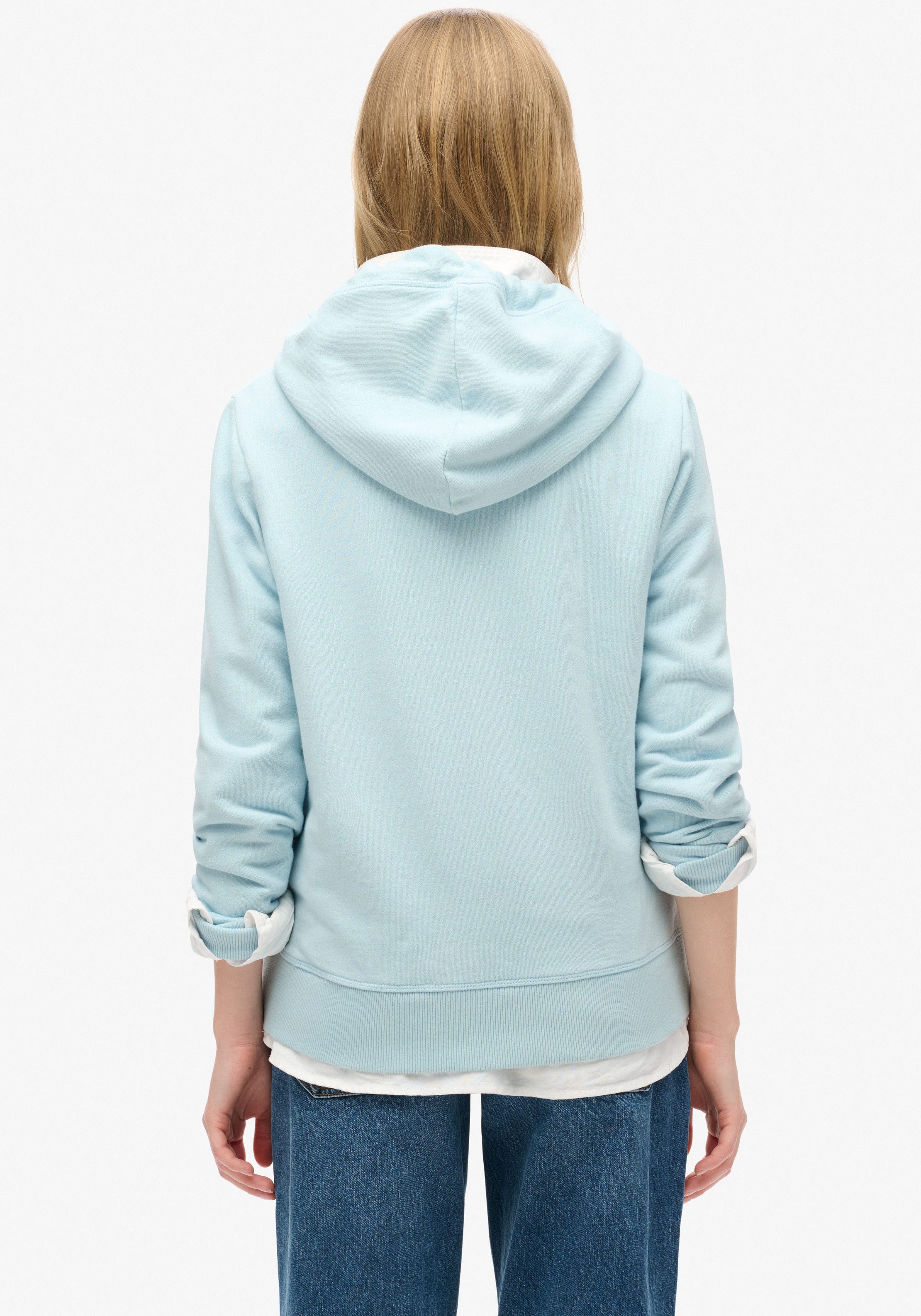 Superdry Kapuzensweatjacke ESSENTIAL LOGO ZIP HOODIE günstig online kaufen